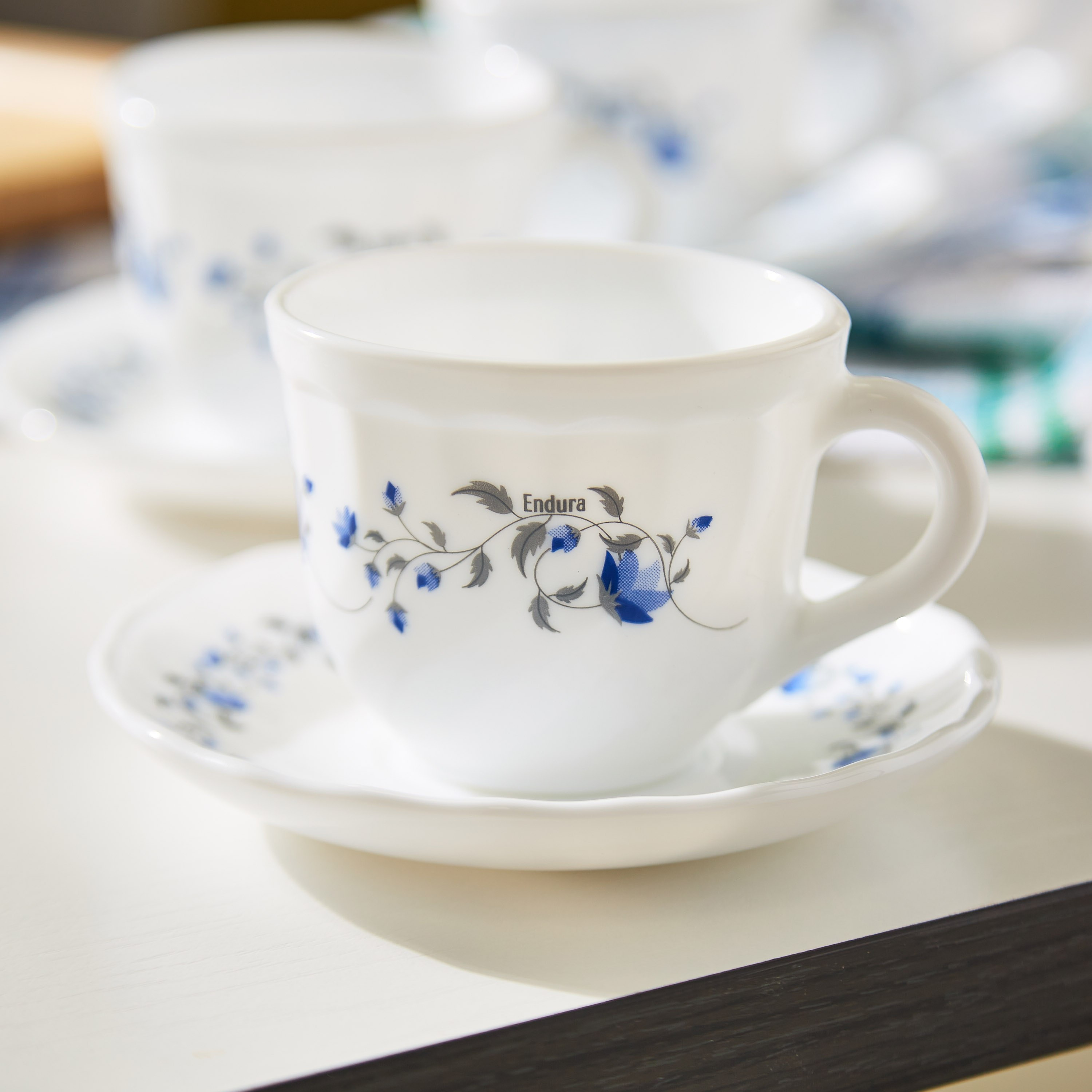 طقم فنجانين وصحون 12 قطعة من شيل هيلينا - 220 مل-hbxhomeware-diningandtabletop-coffeeandteasets-image-3