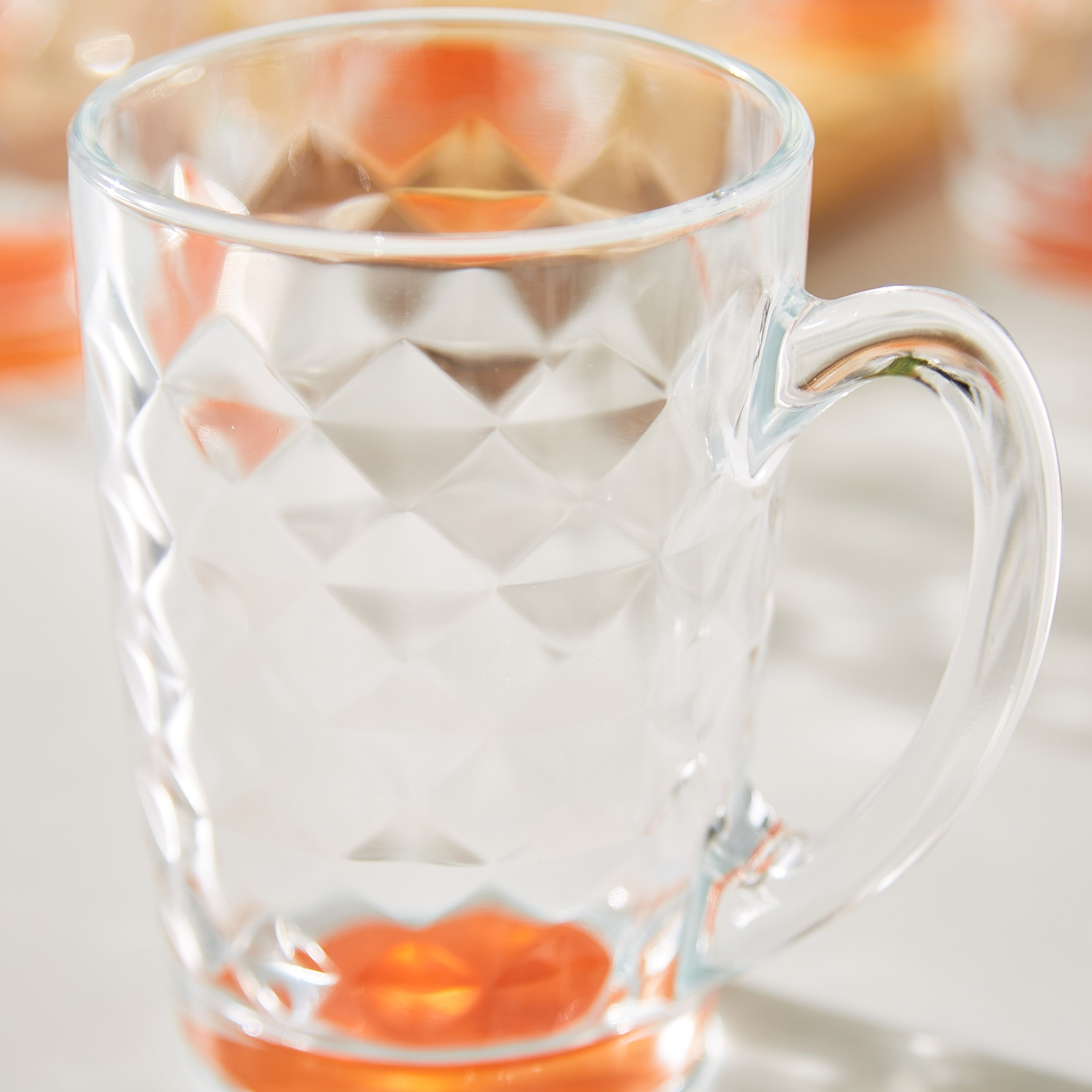 طقم مجّات بتصميم معين بارز الملمس 6 قطع نيو مورنينج من لومينارك - 320 مل-hbxhomeware-hbxkitchen-image-4
