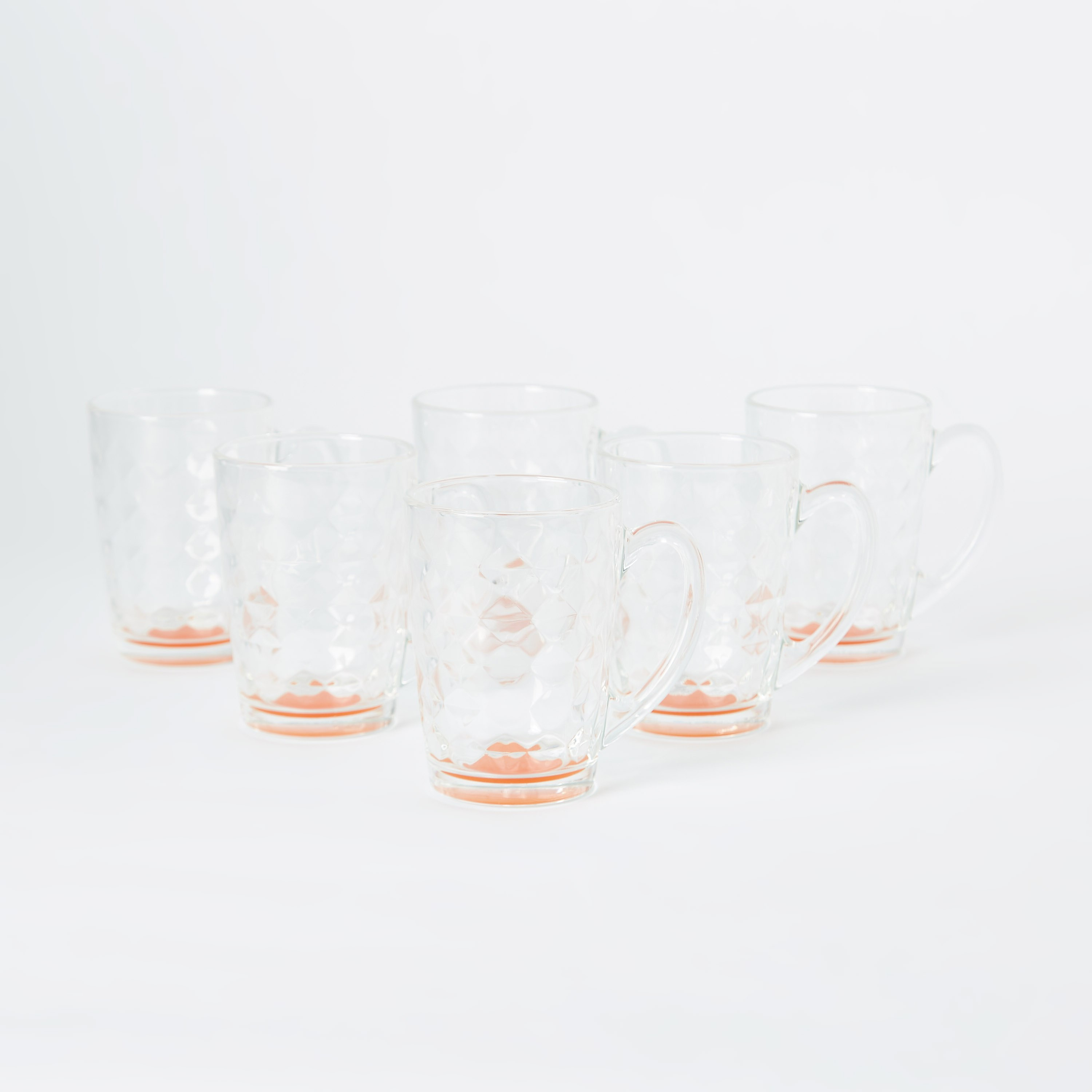 طقم مجّات بتصميم معين بارز الملمس 6 قطع نيو مورنينج من لومينارك - 320 مل-hbxhomeware-hbxkitchen-image-5