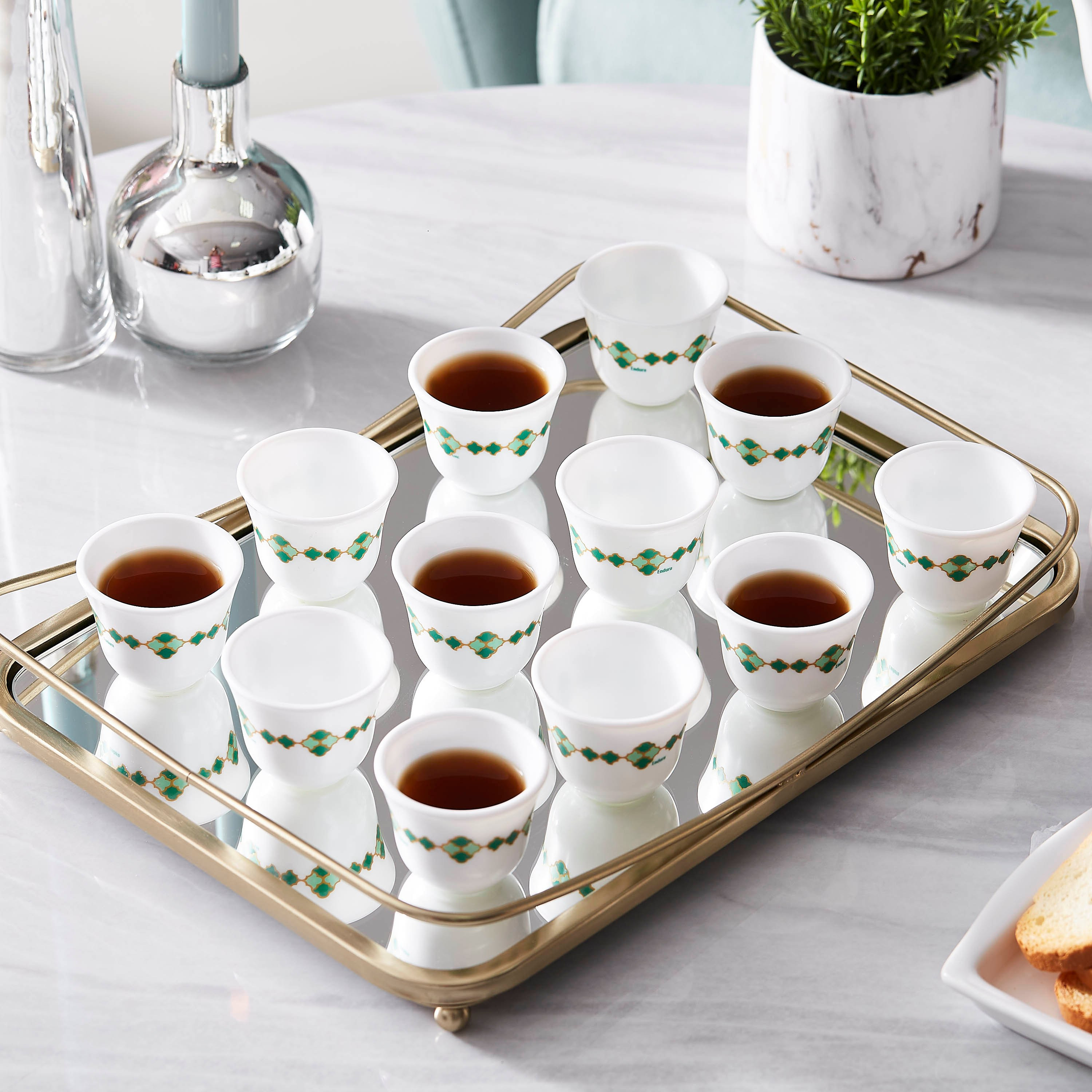 طقم فناجين قهوة 12 قطعة من لينا - 60 مل-hbxhomeware-hbxkitchen-image-1