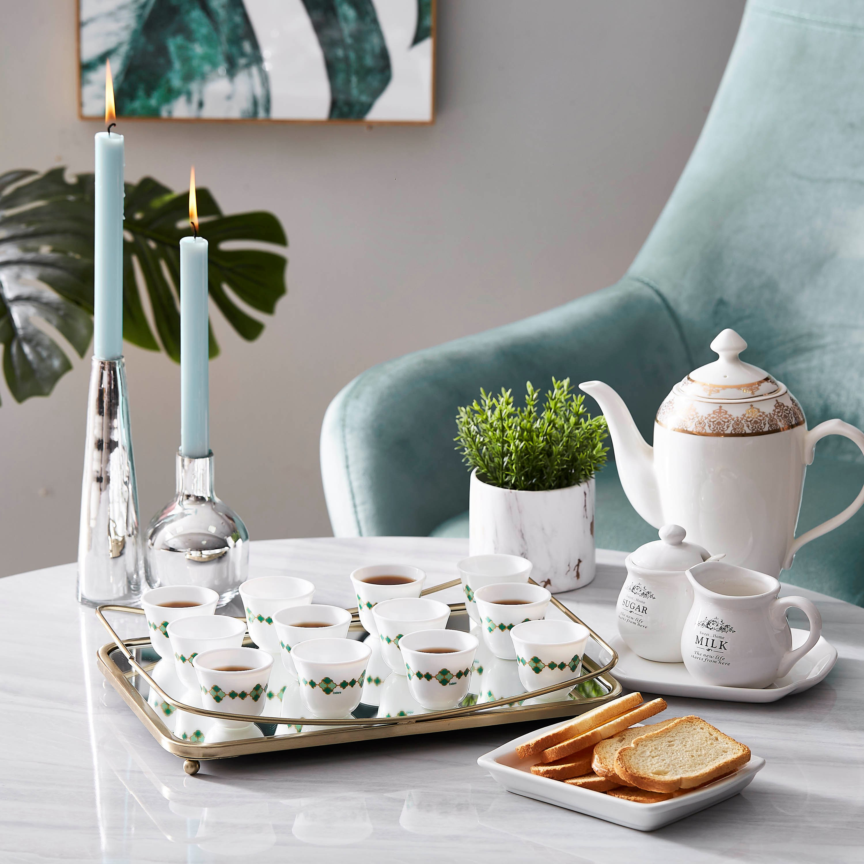 طقم فناجين قهوة 12 قطعة من لينا - 60 مل-hbxhomeware-hbxkitchen-image-3