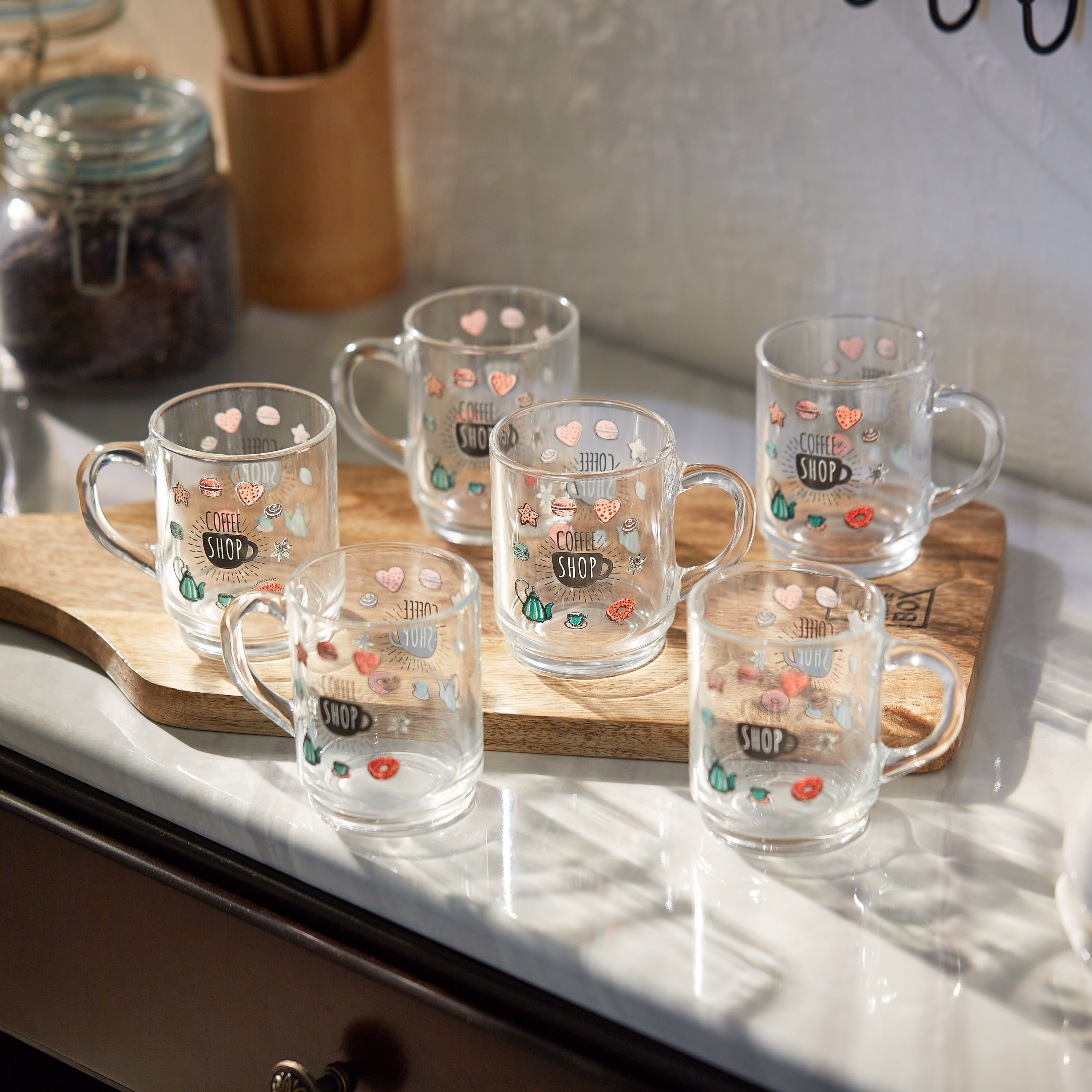 كوب قهوة قابل للتكديس 6 قطع من لومينارك - 250 مل-hbxhomeware-hbxkitchen-image-1