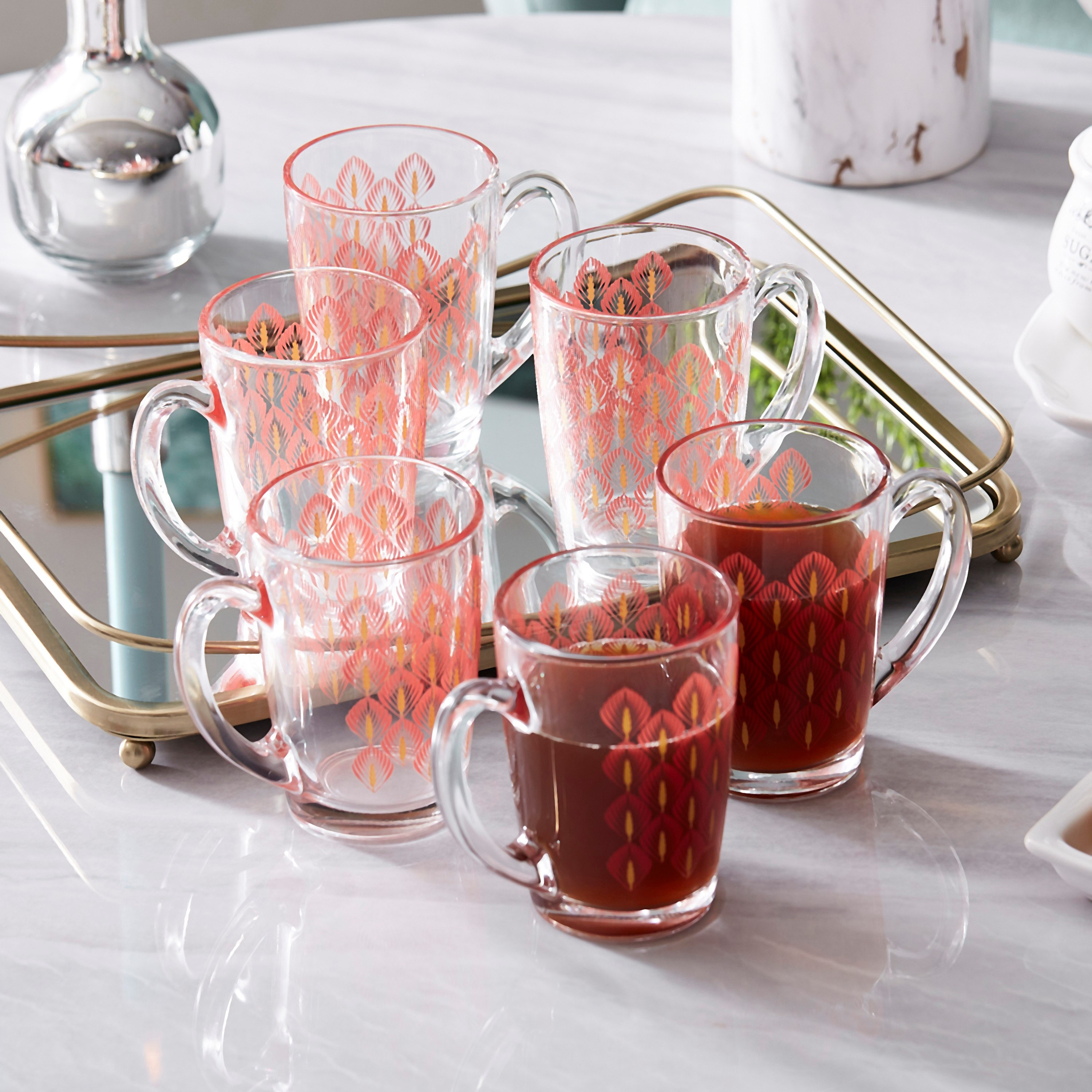 طقم مجات 6 قطع من مورنينج روبي - 320 مل-hbxhomeware-diningandtabletop-coffeeandteasets-image-1