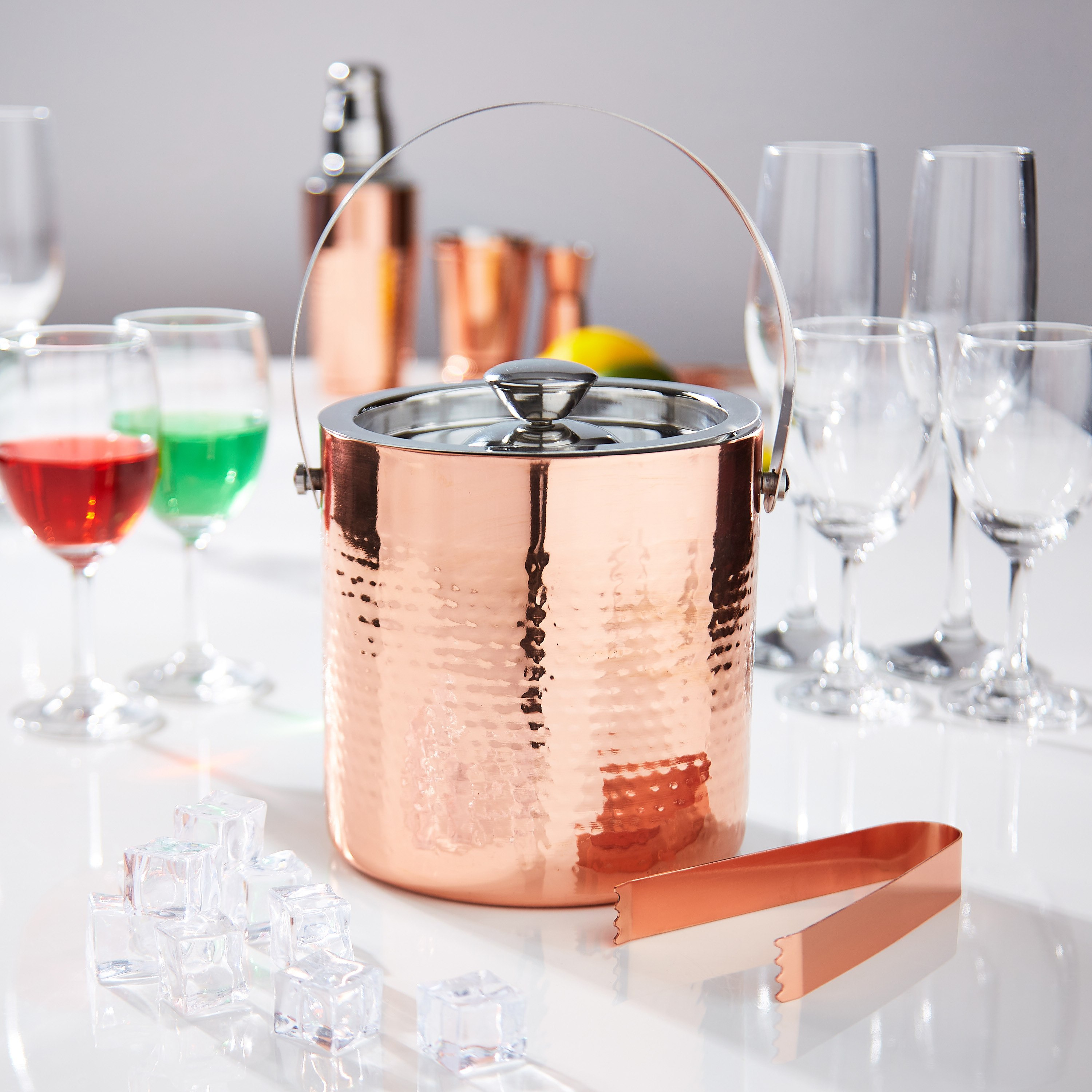 دلو ثلج نحاس بجدار مزدوج مع ملقط من فيونا-hbxhomeware-diningandtabletop-baraccessories-image-1