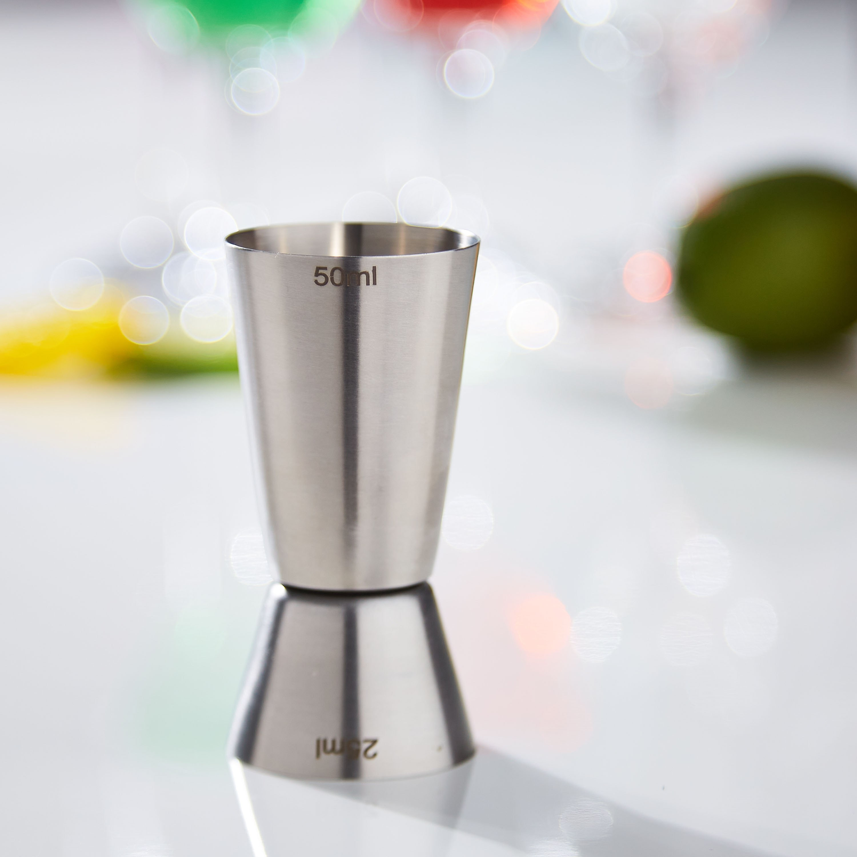Fiona Steel Bar Peg Measure - 25 ml and 50 ml-hbxhomeware-diningandtabletop-baraccessories-image-2