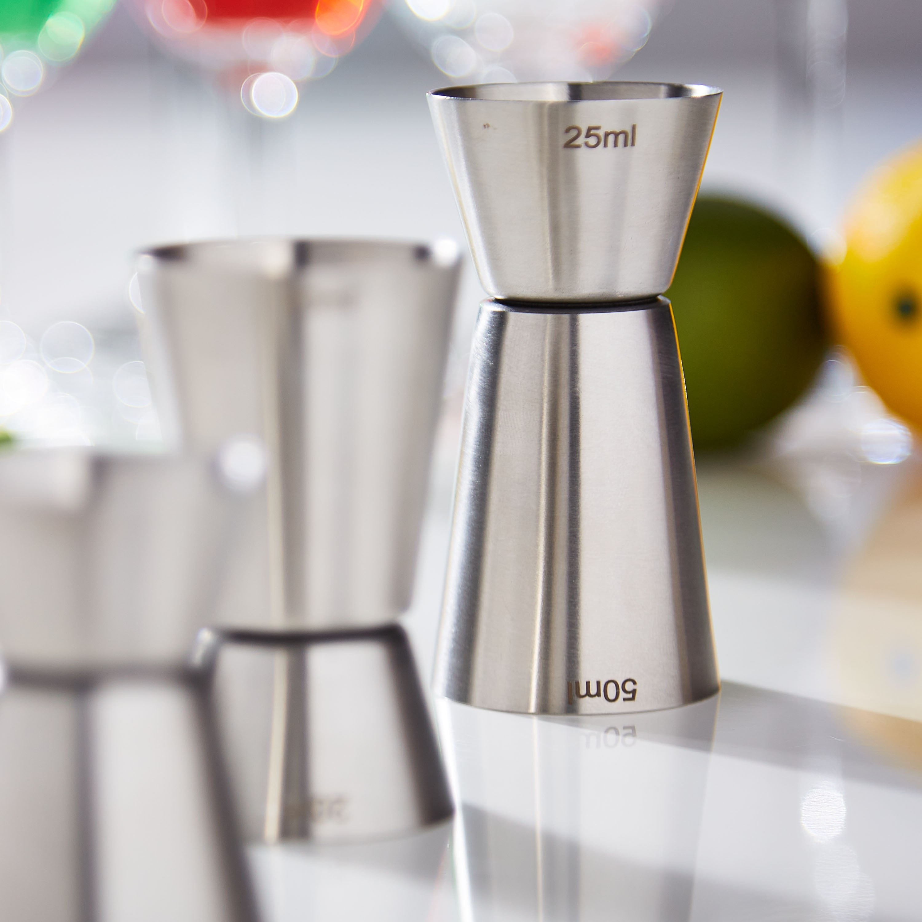 Fiona Steel Bar Peg Measure - 25 ml and 50 ml-hbxhomeware-diningandtabletop-baraccessories-image-3