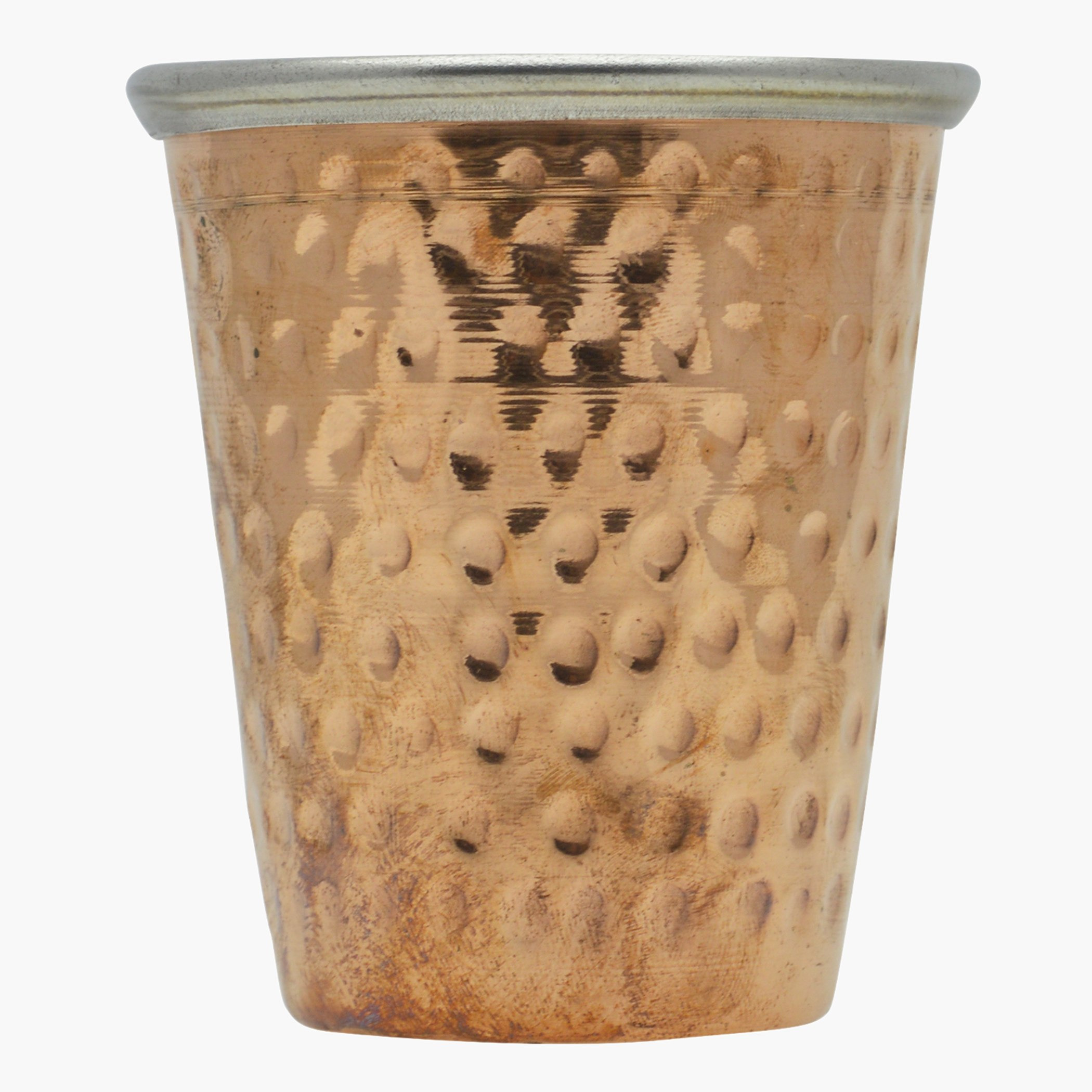 كأس نحاسي ستانليس ستيل من فيونا - 8x9 سم-hbxdecorandfurnishings-tabletop-serveware-image-2