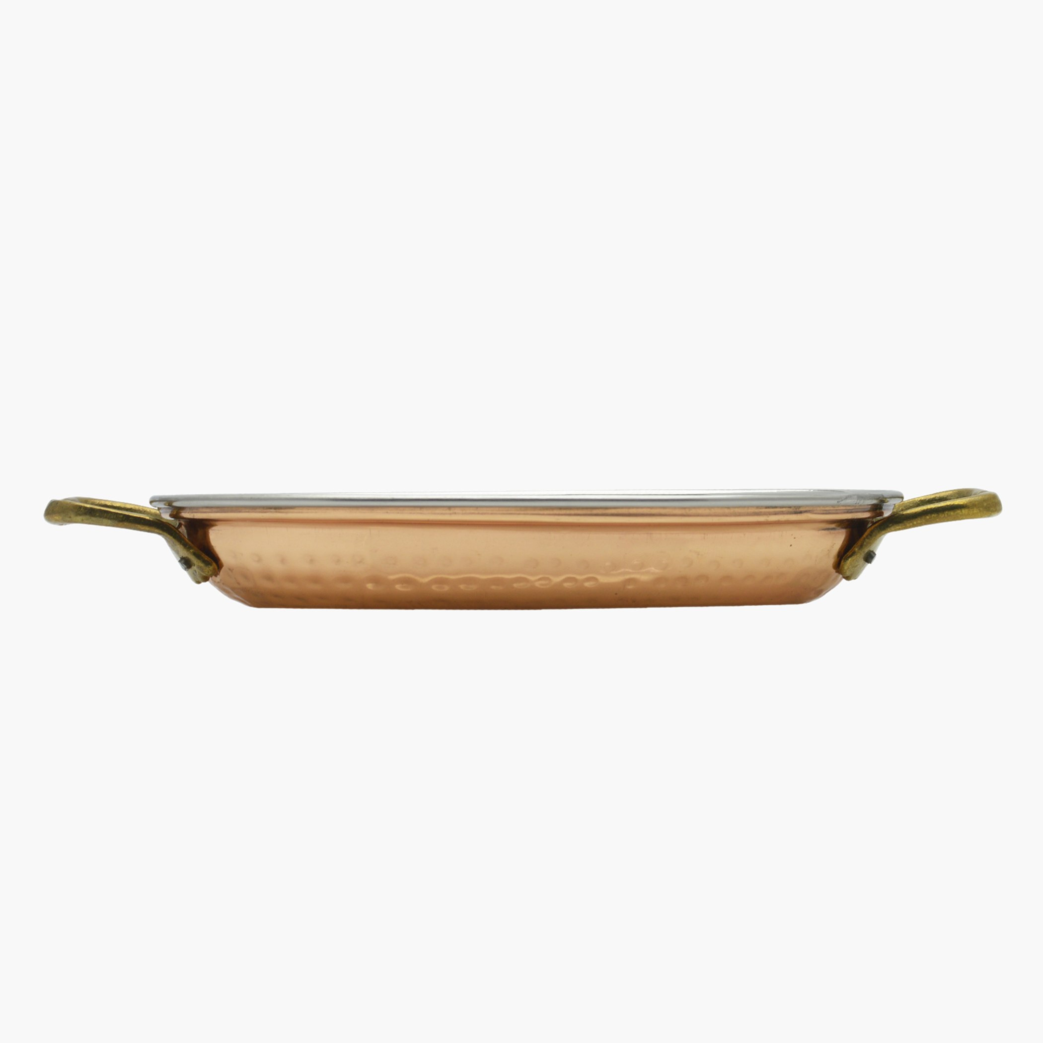 طبق بيضاوي نحاسي من فيونا - 18x13 سم-hbxdecorandfurnishings-tabletop-serveware-image-2