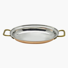 Fiona Copper Finish Oval Dish - 21x14 cms