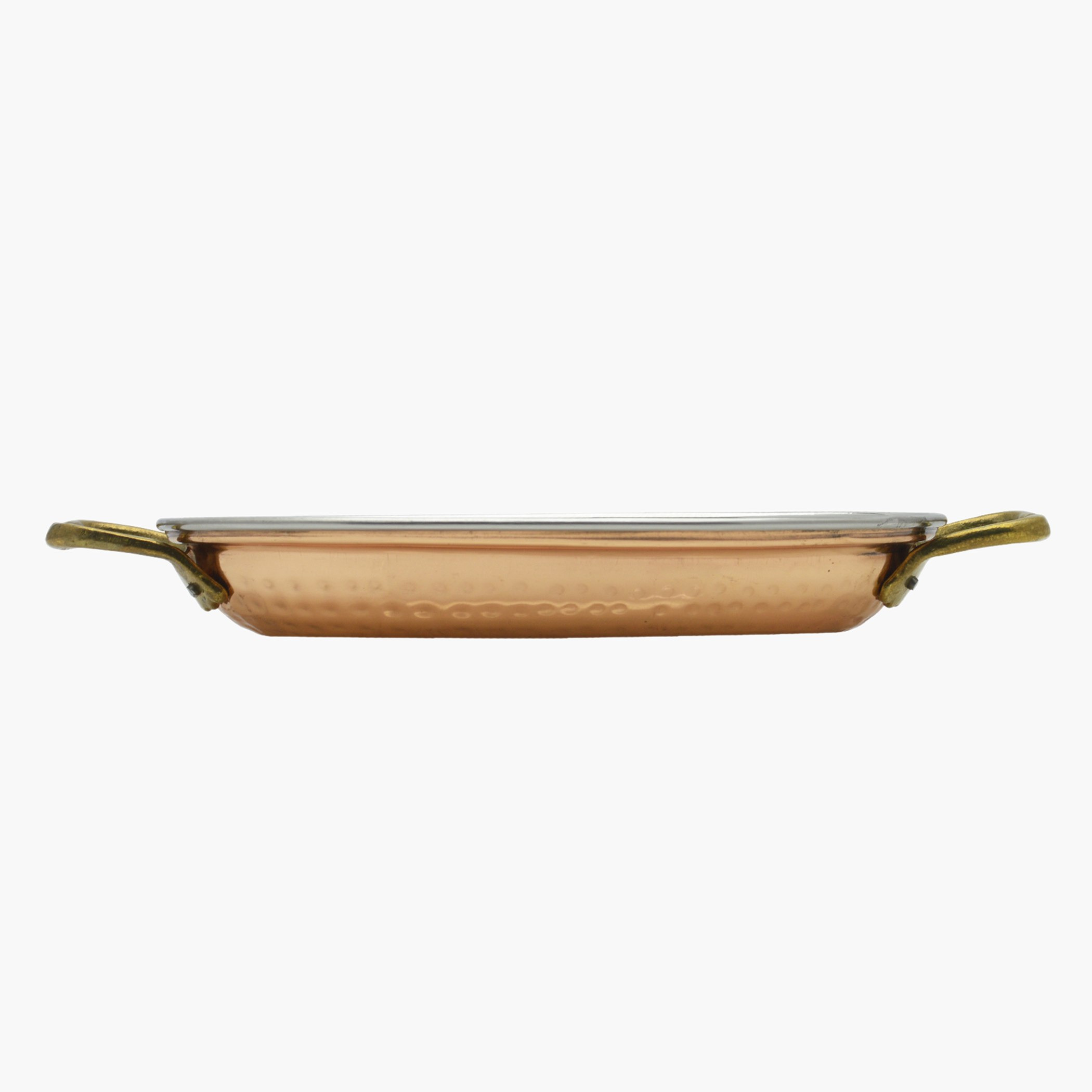 طبق بيضاوي نحاسي من فيونا - 24x14 سم-hbxdecorandfurnishings-tabletop-serveware-image-2