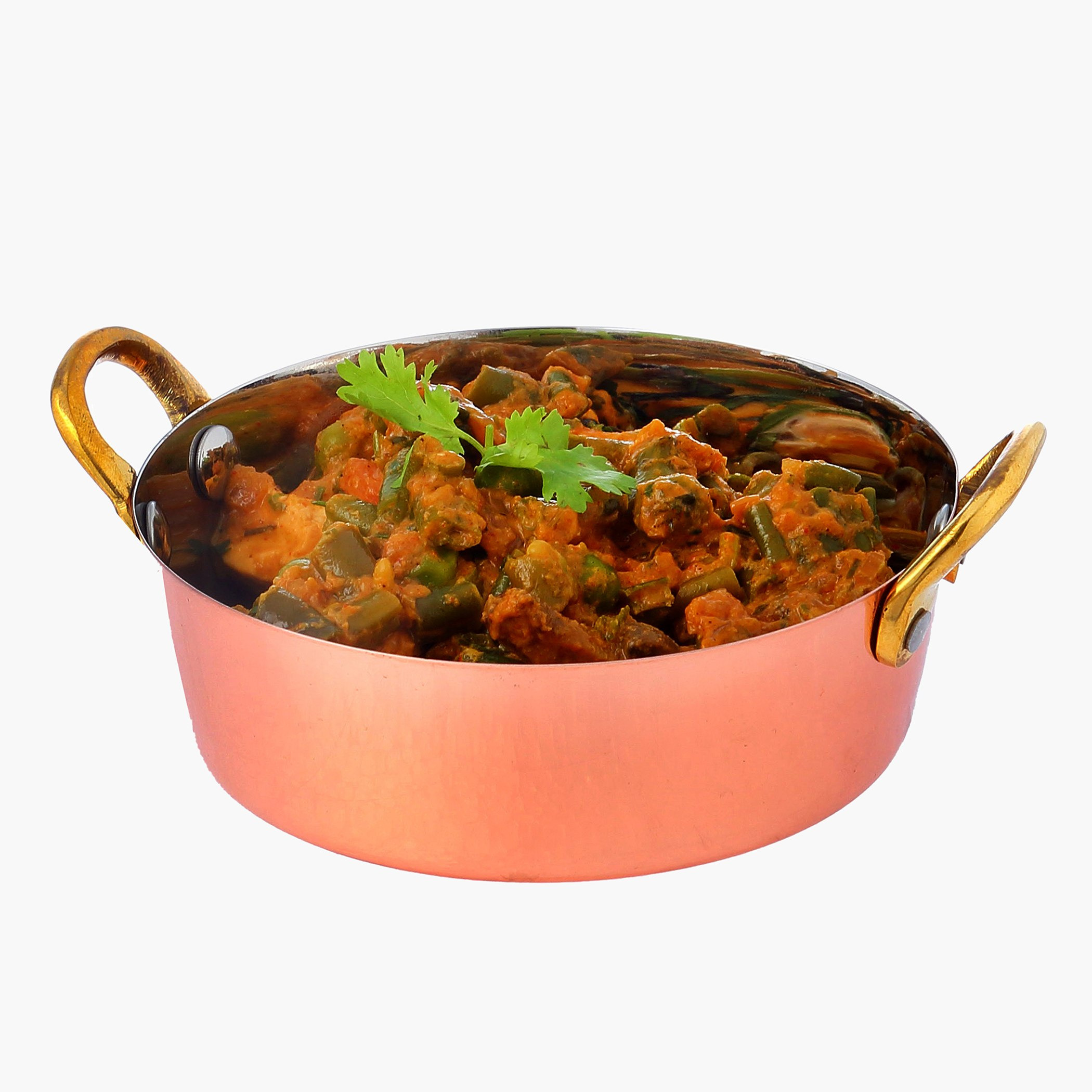 صحن تقديم بتشطيب نحاس من فيونا - 10 سم-hbxdecorandfurnishings-tabletop-serveware-image-1
