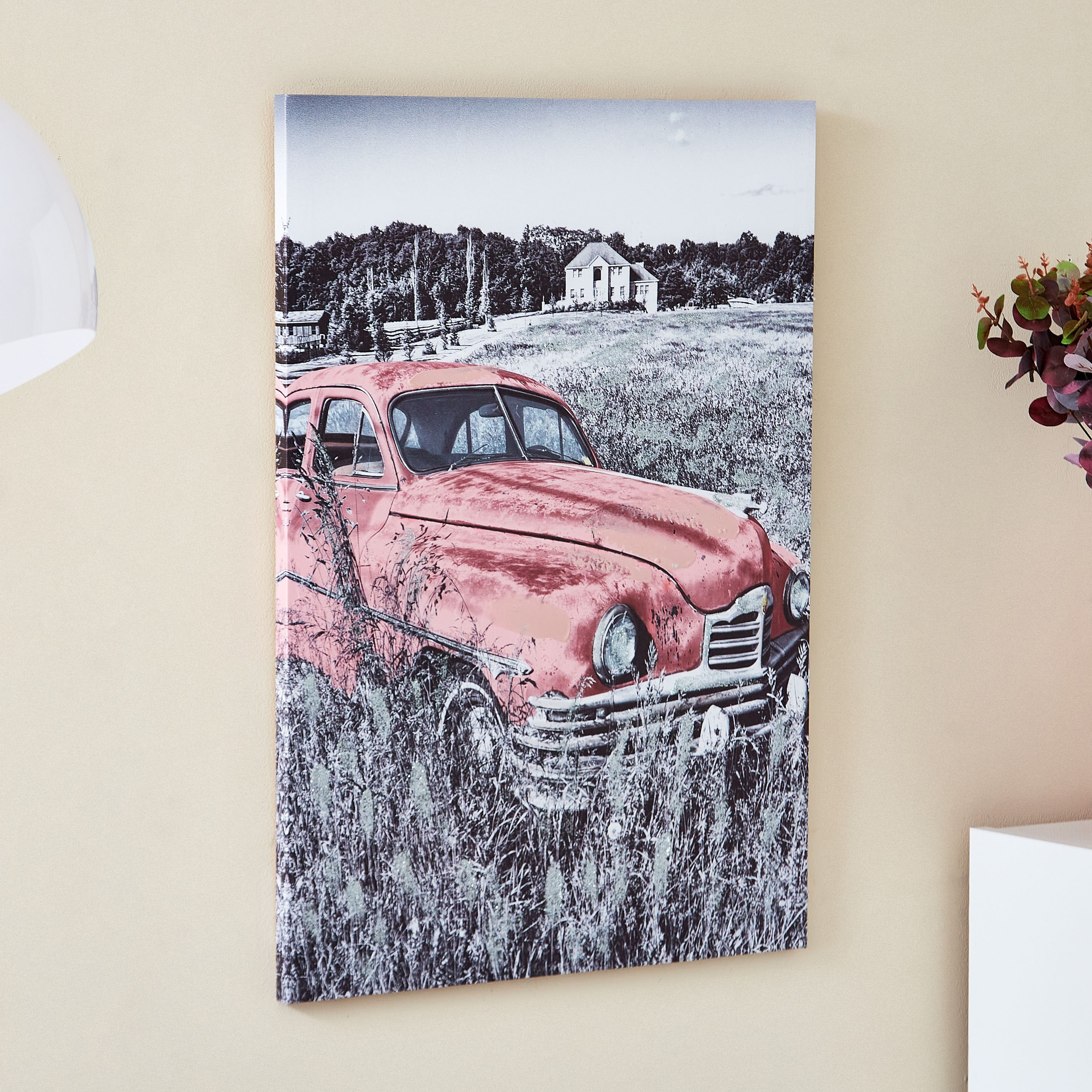لوحة كانفاس مؤطرة مرسومة بطبعات سيّارة من جايد - 50x3x70 سم-PROMO_HB_AE_B1G1_250925-image-2