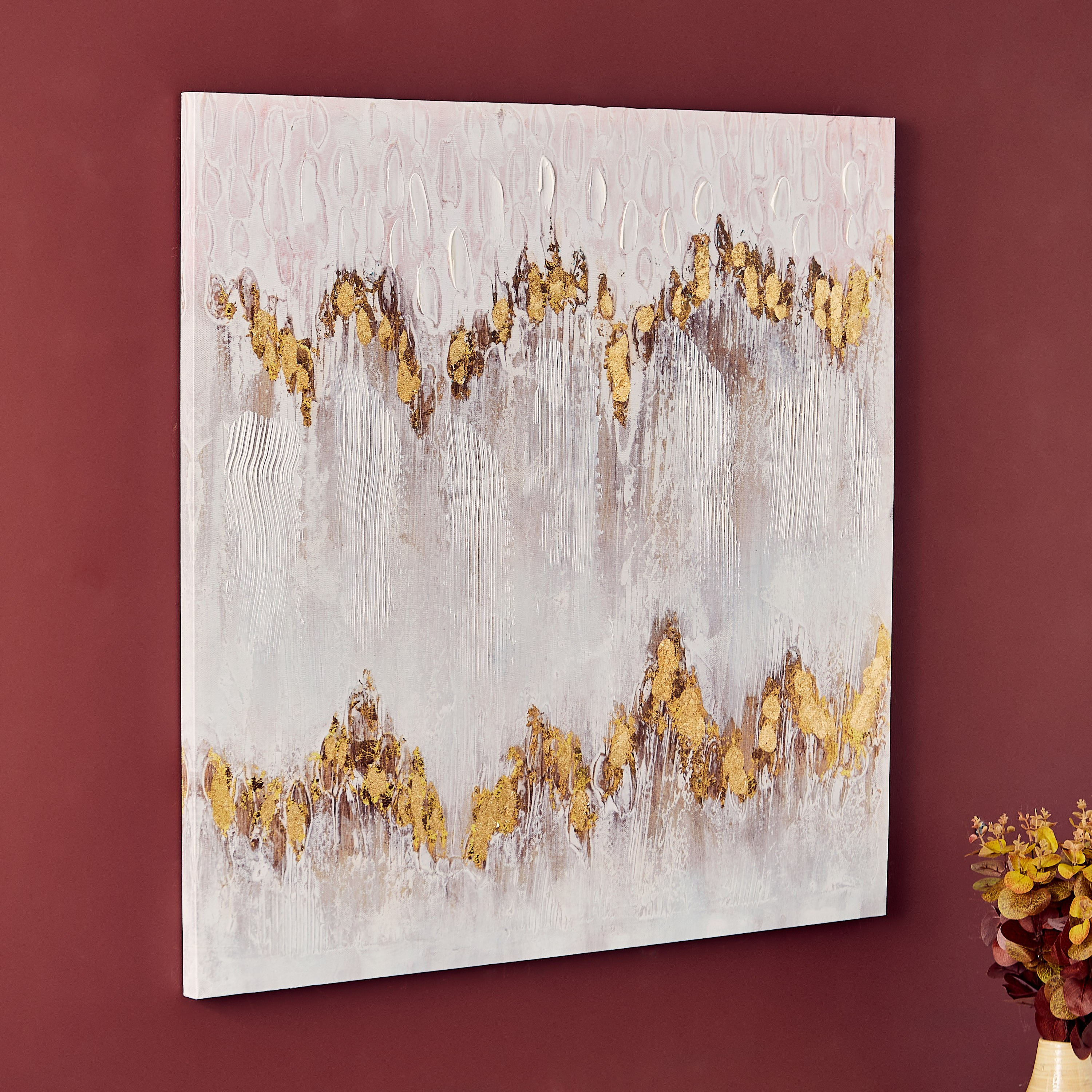 لوحة كانفاس مؤطرة مرسومة بطبعات تجريديّة من جايد - 80x3x80 سم-PROMO_HB_AE_B1G1_250925-image-2