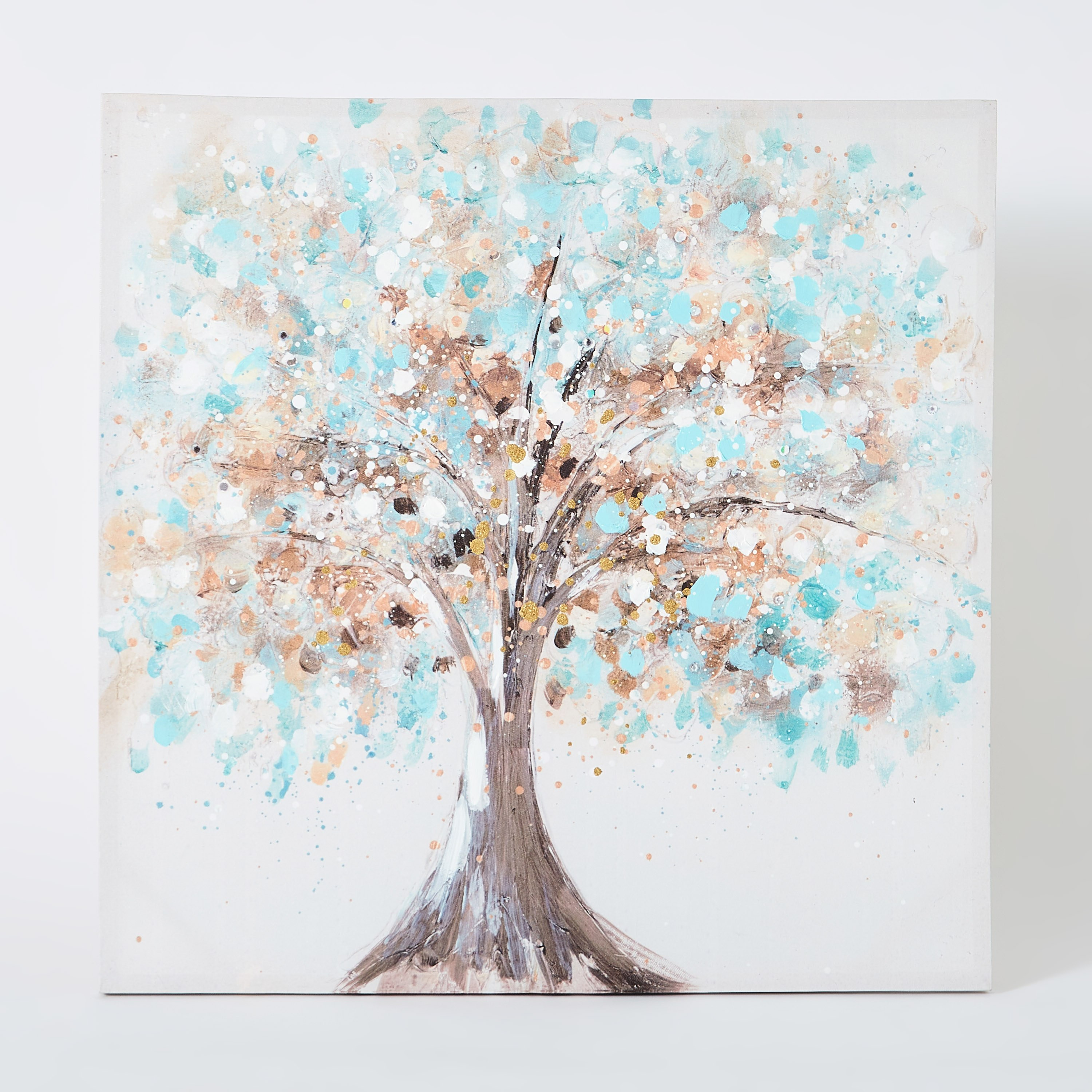 لوحة كانفاس مؤطرة مرسومة بطبعات أشجار من جايد - 80x3x80 سم-hbxhomeware-hbxdecorandfurnishings-image-5