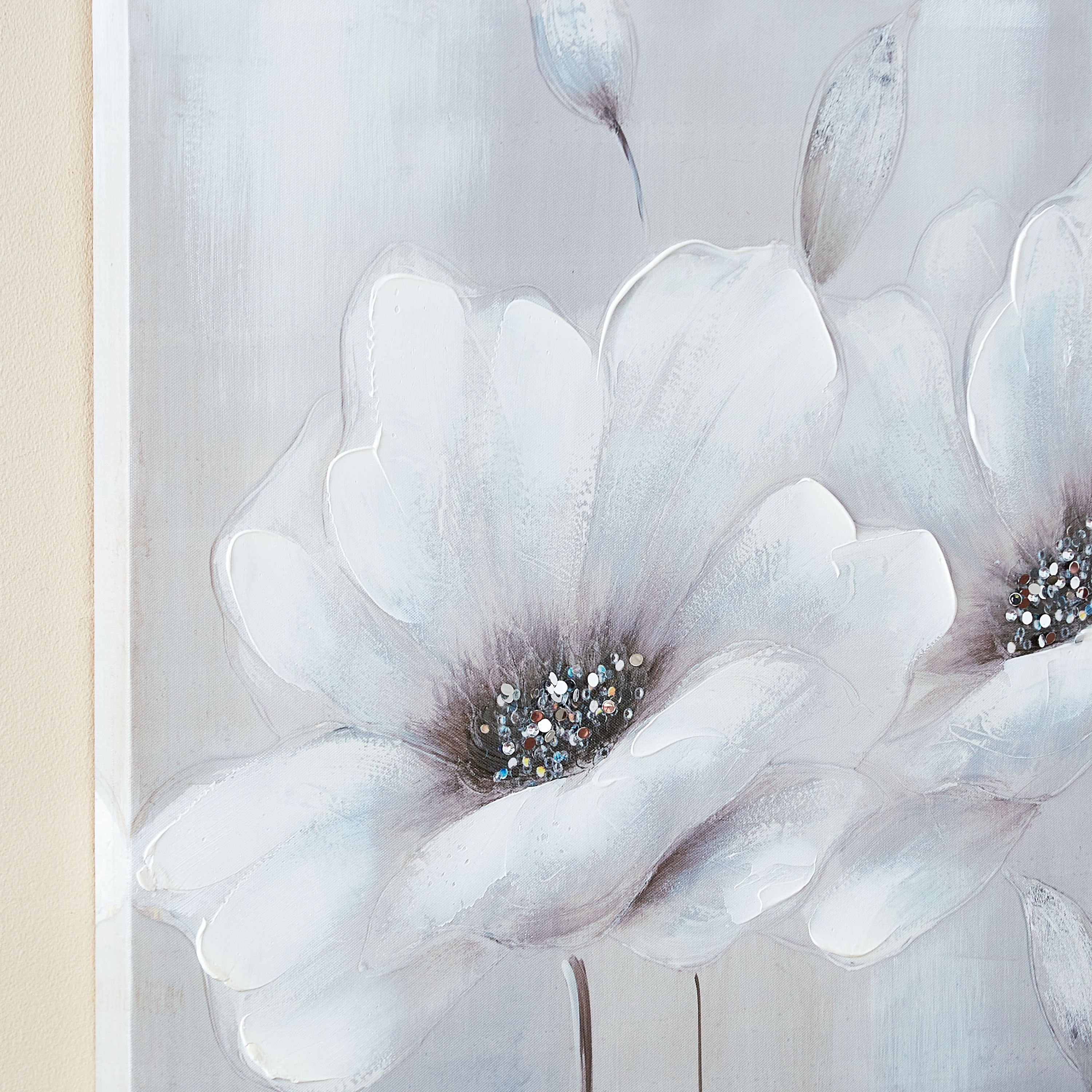 Jade Flowers Painted Canvas Framed Picture - 50x100 cm-PROMO_HB_AE_B1G1_250925-image-3