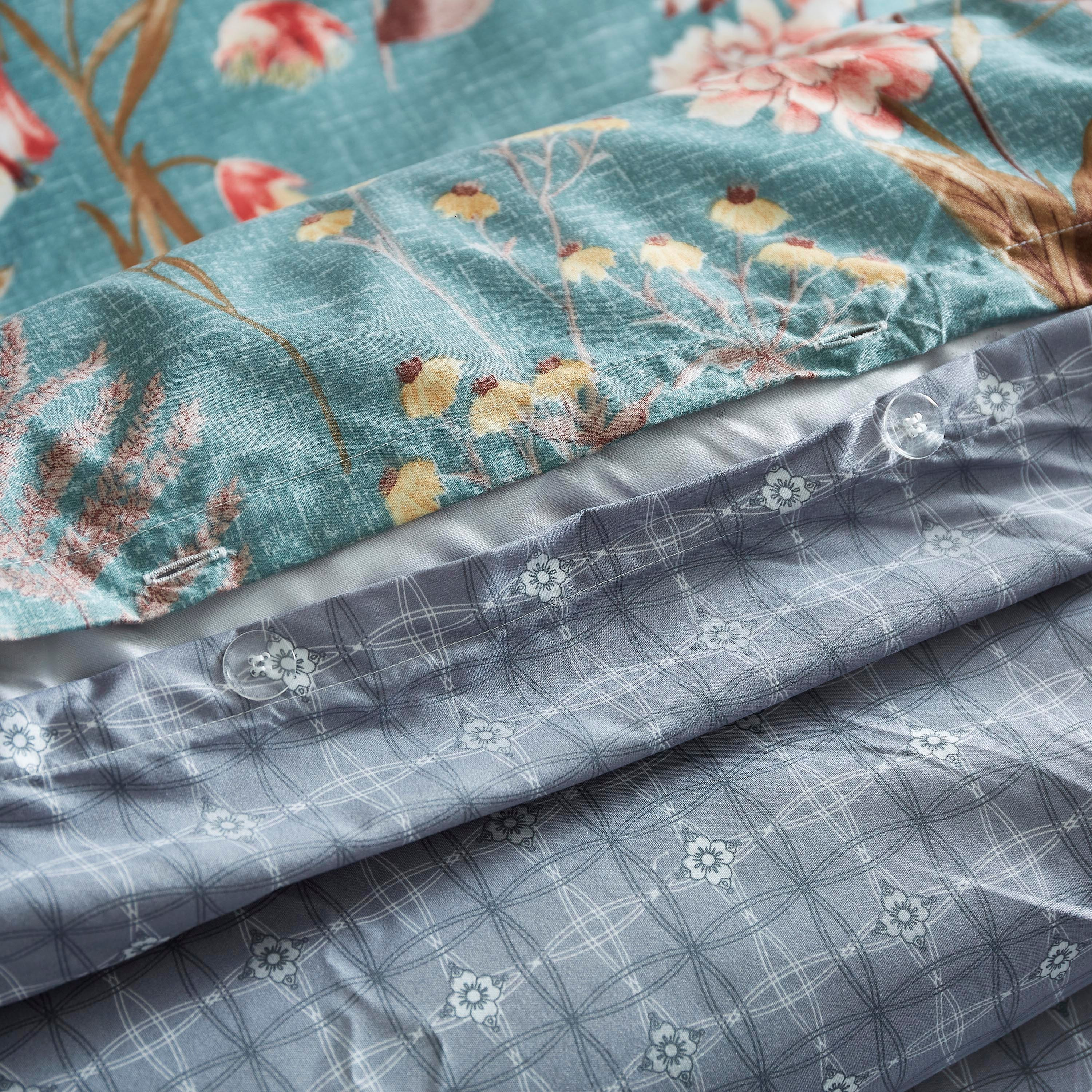 طقم غطاء لحاف كينج ميكروفايبر من 6 قطع بطبعات دايزي - 220x220 سم-hbxhomeware-hbxdecorandfurnishings-image-7