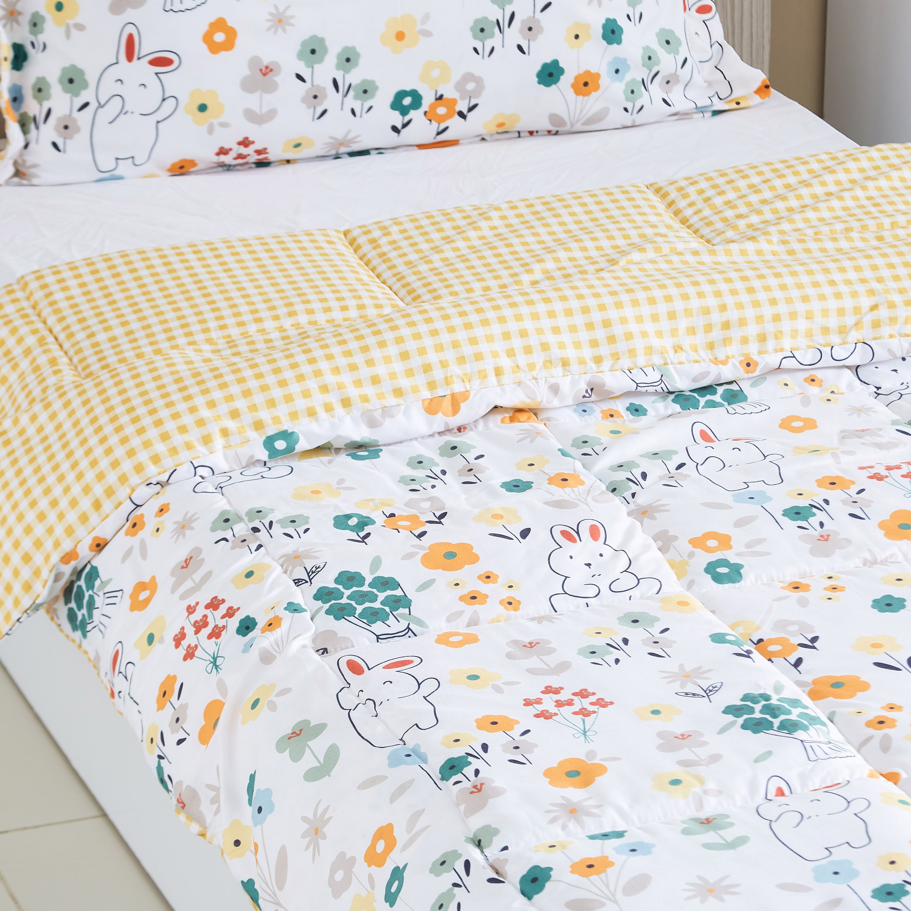 طقم لحاف فردي من الألياف الدقيقة بطبعات من قطعتين من إلياس - 135x220 سم-hbxhomeware-hbxkidsandyouth-image-3