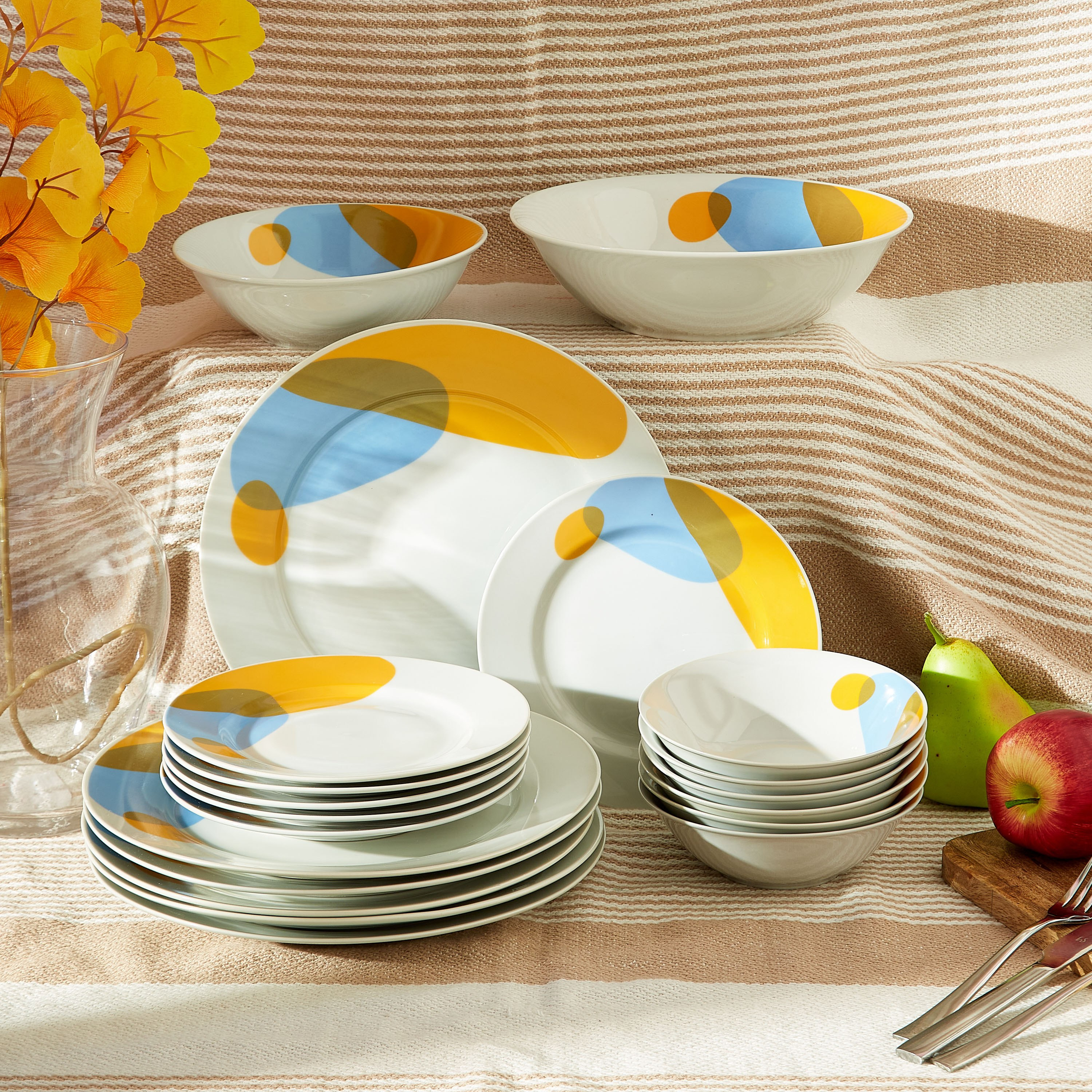 طقم عشاء بورسلين من بريستول - 20 قطعة-hbxhomeware-hbxkitchen-image-1