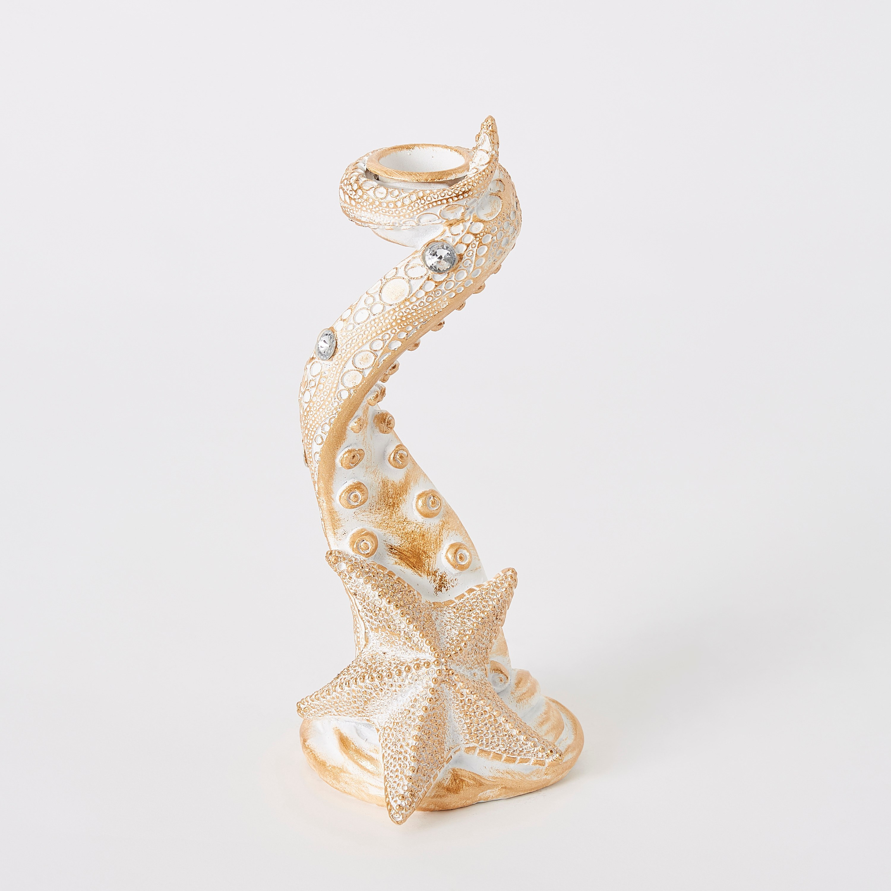 قطعة ديكور بولي ريزين بشكل نجمة البحر مع ذراع أخطبوط - 8x9x17.8 سم-hbxhomeware-homedecor-figurinesandornaments-image-5