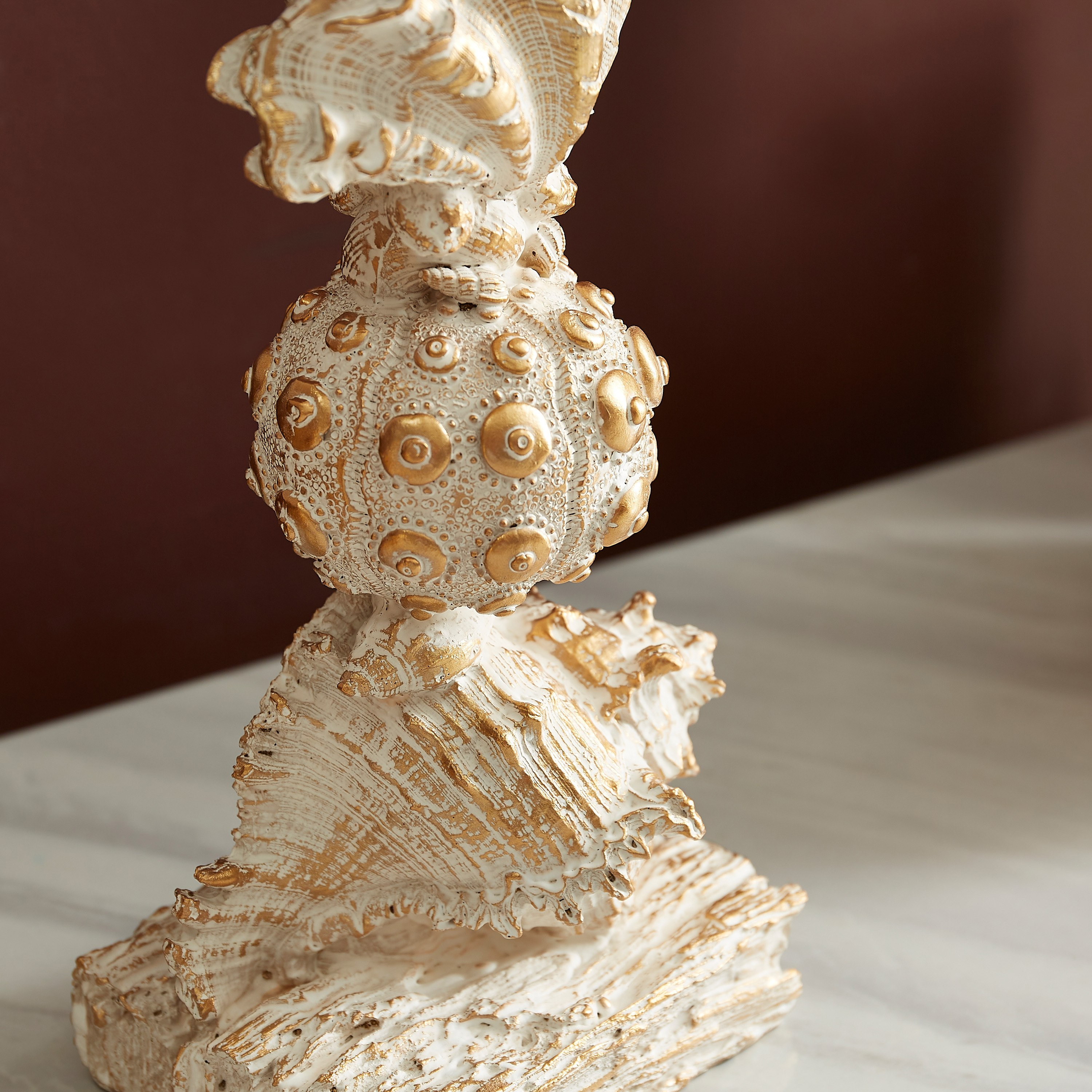 قطعة ديكور بولي ريزين بتصميم تحت الماء من كورال - 16x11x49.5 سم-hbxhomeware-homedecor-figurinesandornaments-image-4