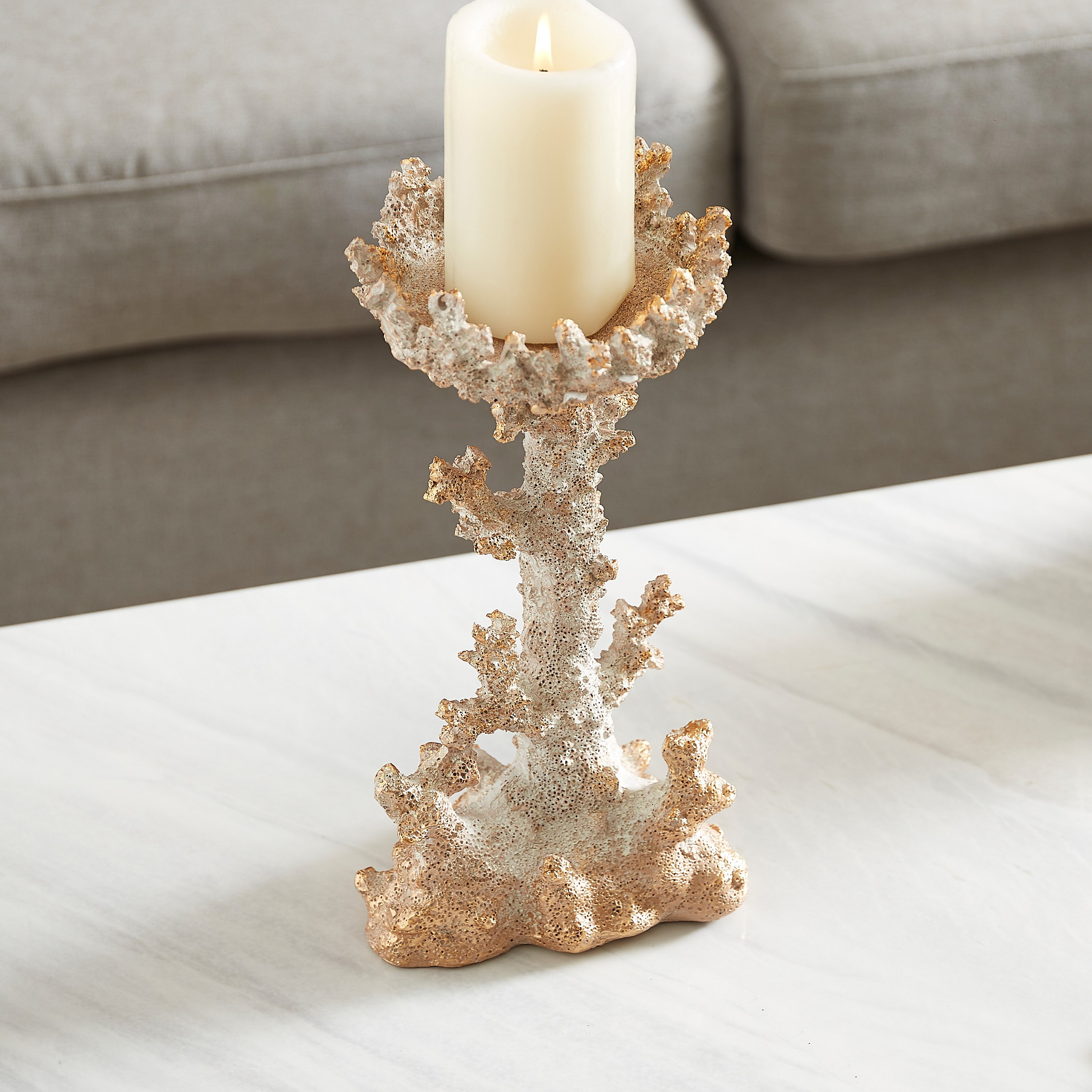 قطعة ديكور بتصميم شعب مرجانية بولي ريزين - 14x13x28.2 سم-hbxhomeware-homedecor-figurinesandornaments-image-2