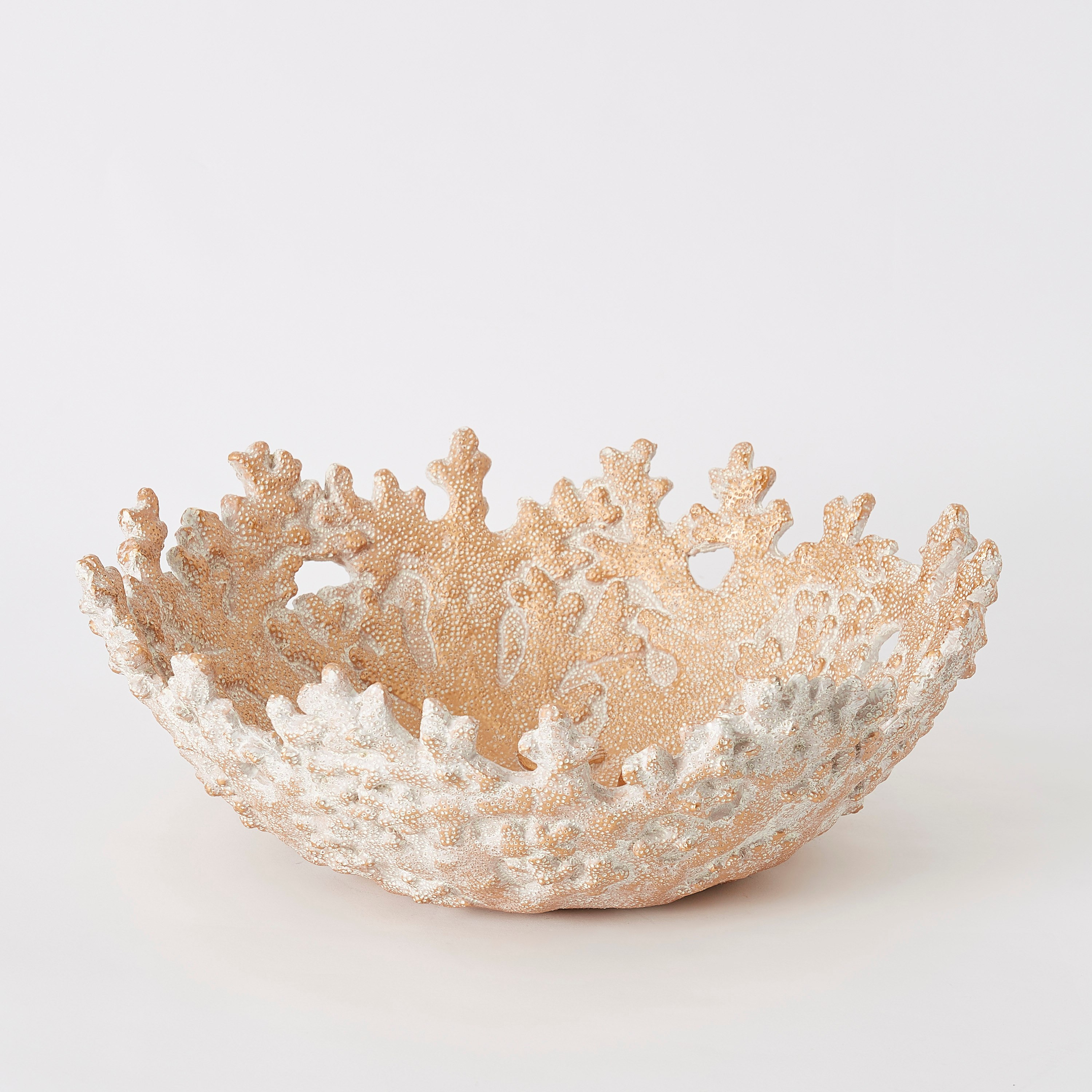 Coral Polyresin Big Sea Reef Platter - 37.5x37x14 cm-hbxhomeware-hbxdecorandfurnishings-image-5