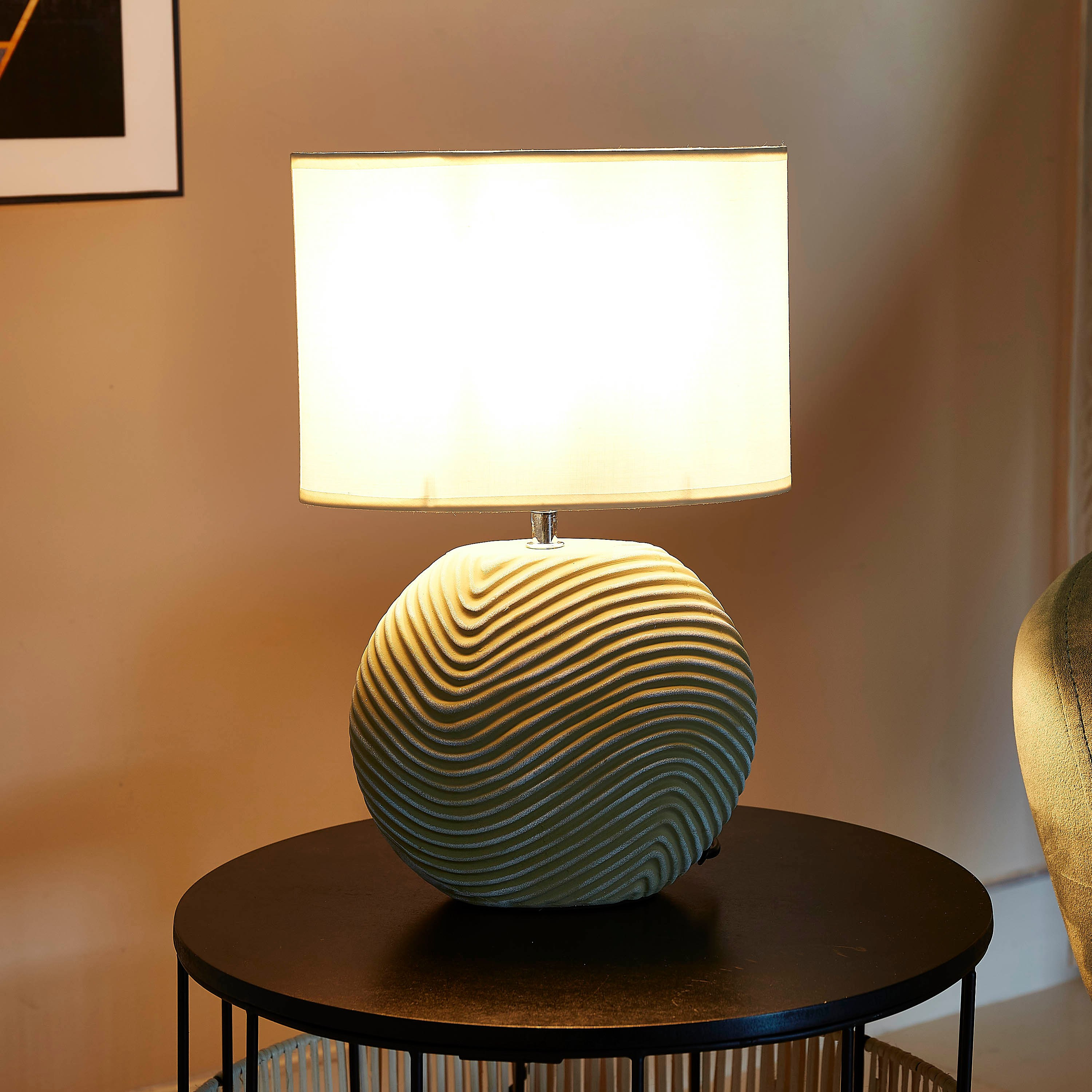مصباح طاولة سيراميك بملمس اللحاء من سكايلر - 36 سم-hbxlivingroom-lighting-tablelamps-image-2