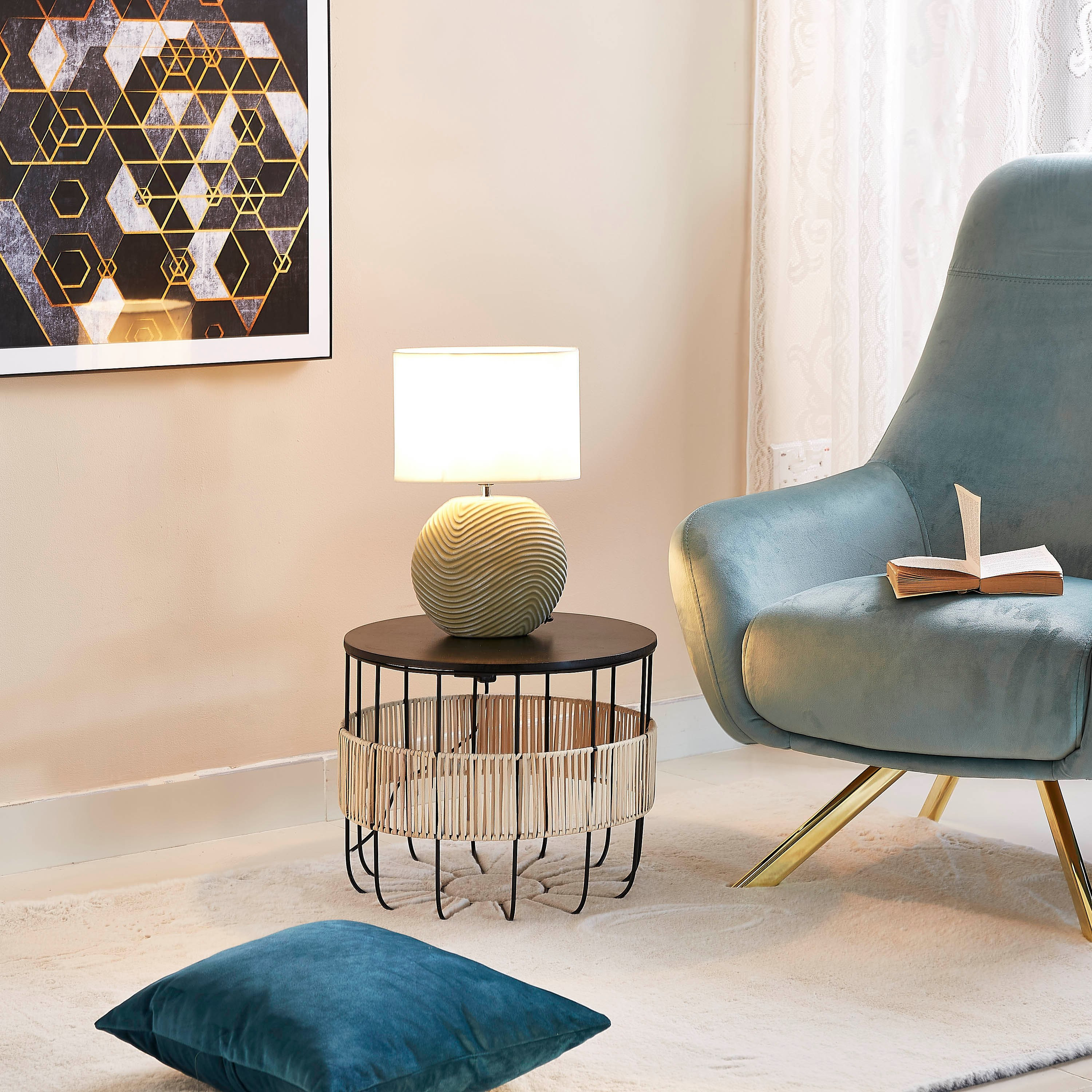 مصباح طاولة سيراميك بملمس اللحاء من سكايلر - 36 سم-hbxlivingroom-lighting-tablelamps-image-4