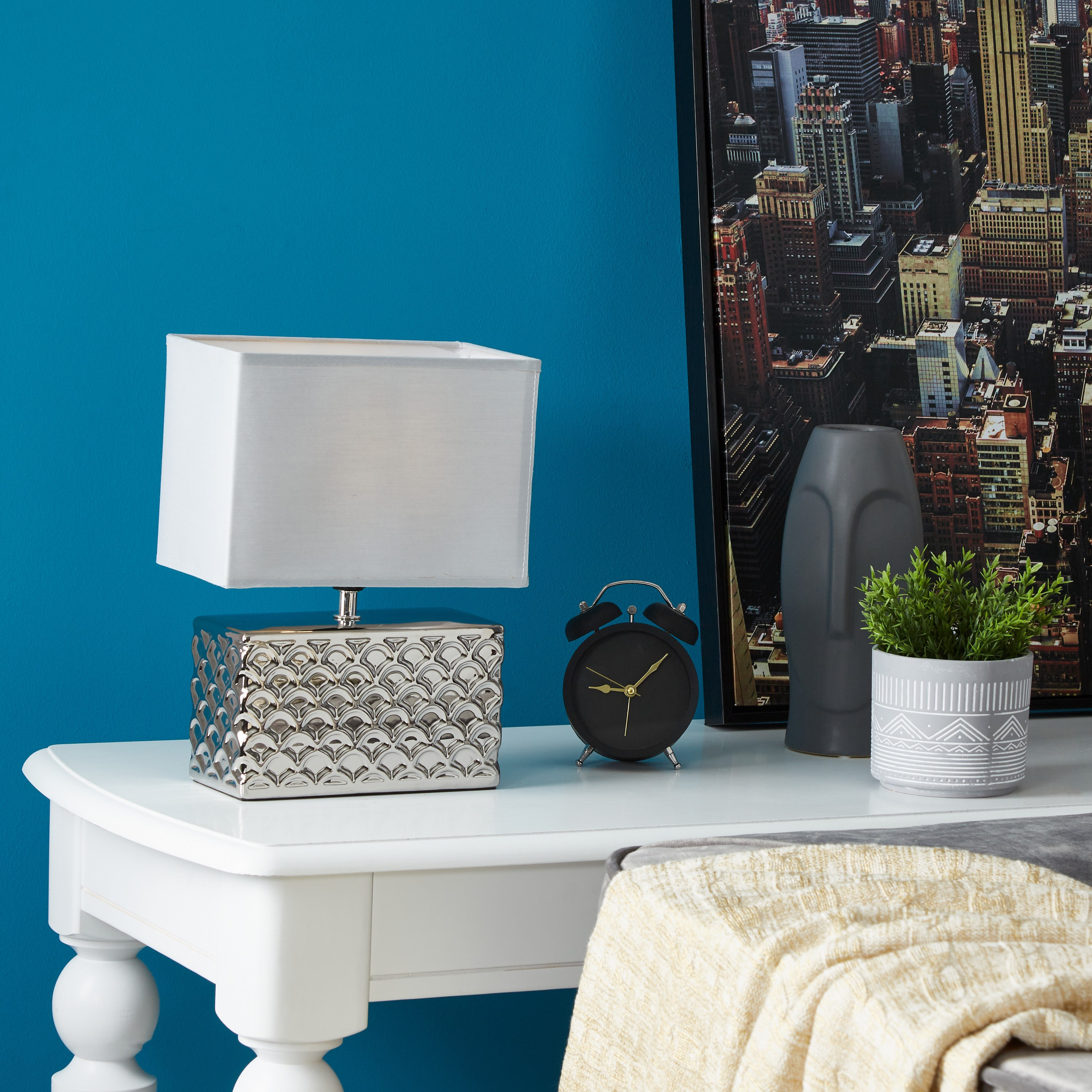 مصباح طاولة سيراميك بقاعدة مستطيلة من سكايلر - 30 سم-hbxlivingroom-lighting-tablelamps-image-4
