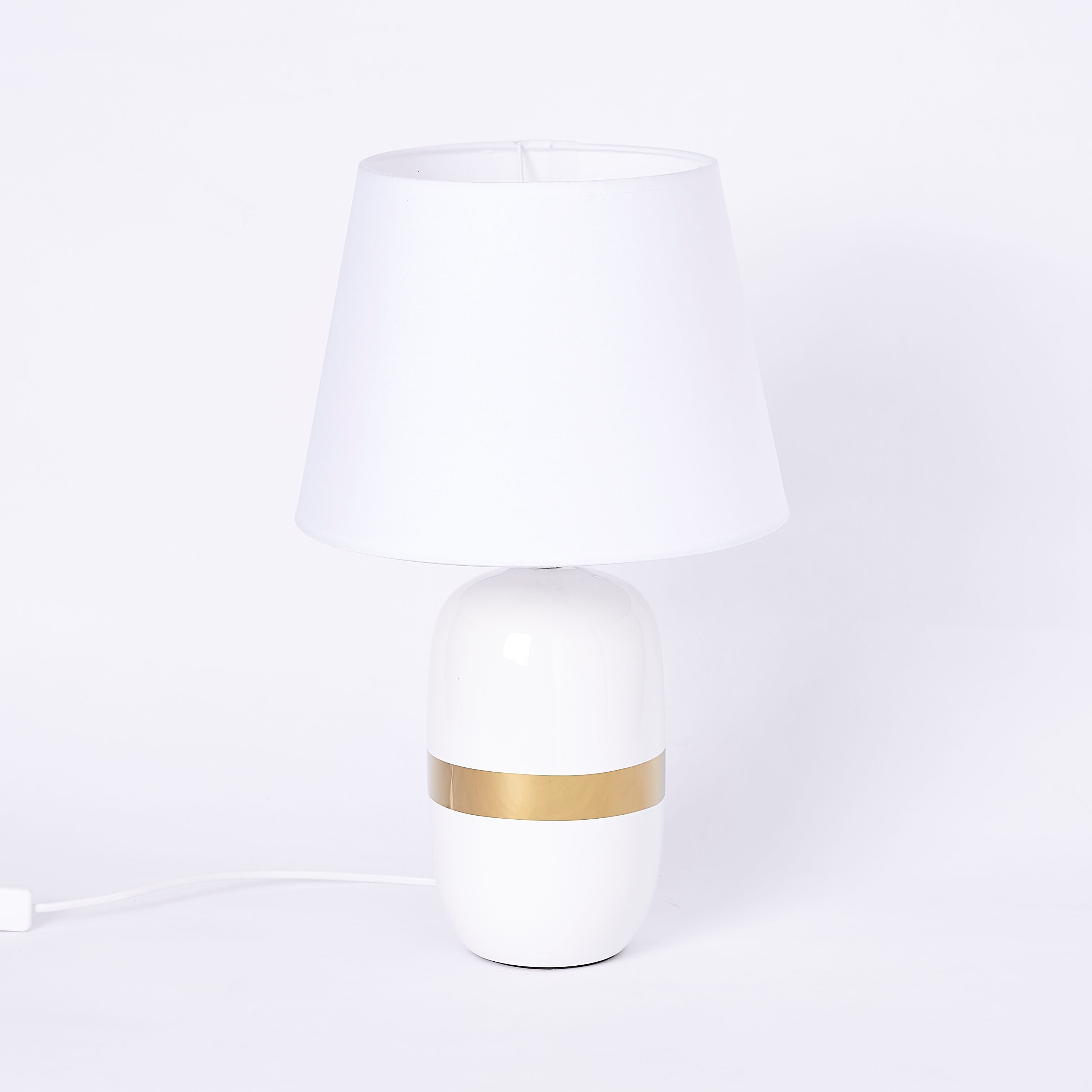 مصباح طاولة سيراميك بسوار ذهبي من سكايلر - 44 سم-hbxlivingroom-lighting-tablelamps-image-5
