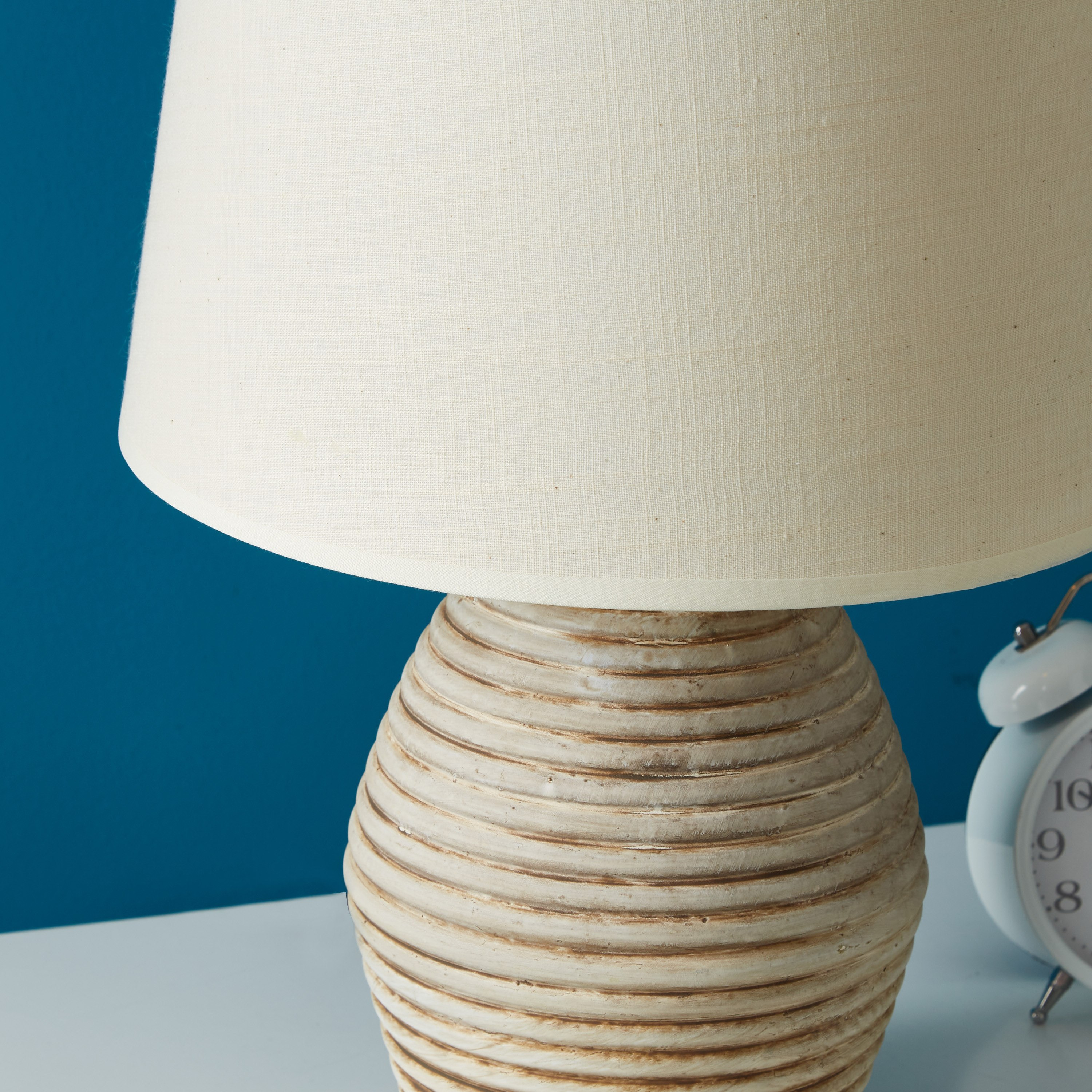 Skylar Ceramic Table Lamp with Circle Ring Base - 42 cm-hbxlivingroom-lighting-tablelamps-image-3