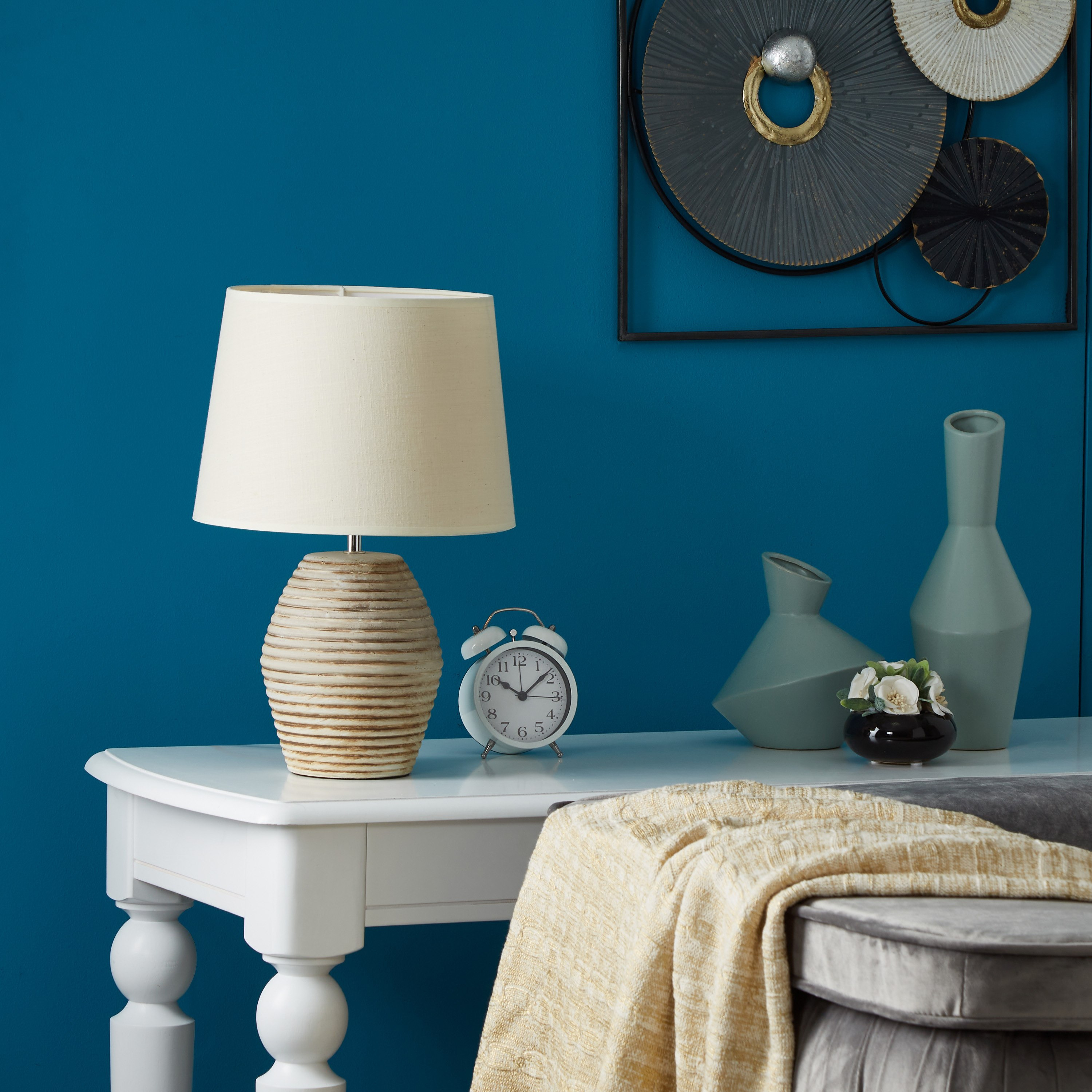 Skylar Ceramic Table Lamp with Circle Ring Base - 42 cm-hbxlivingroom-lighting-tablelamps-image-4