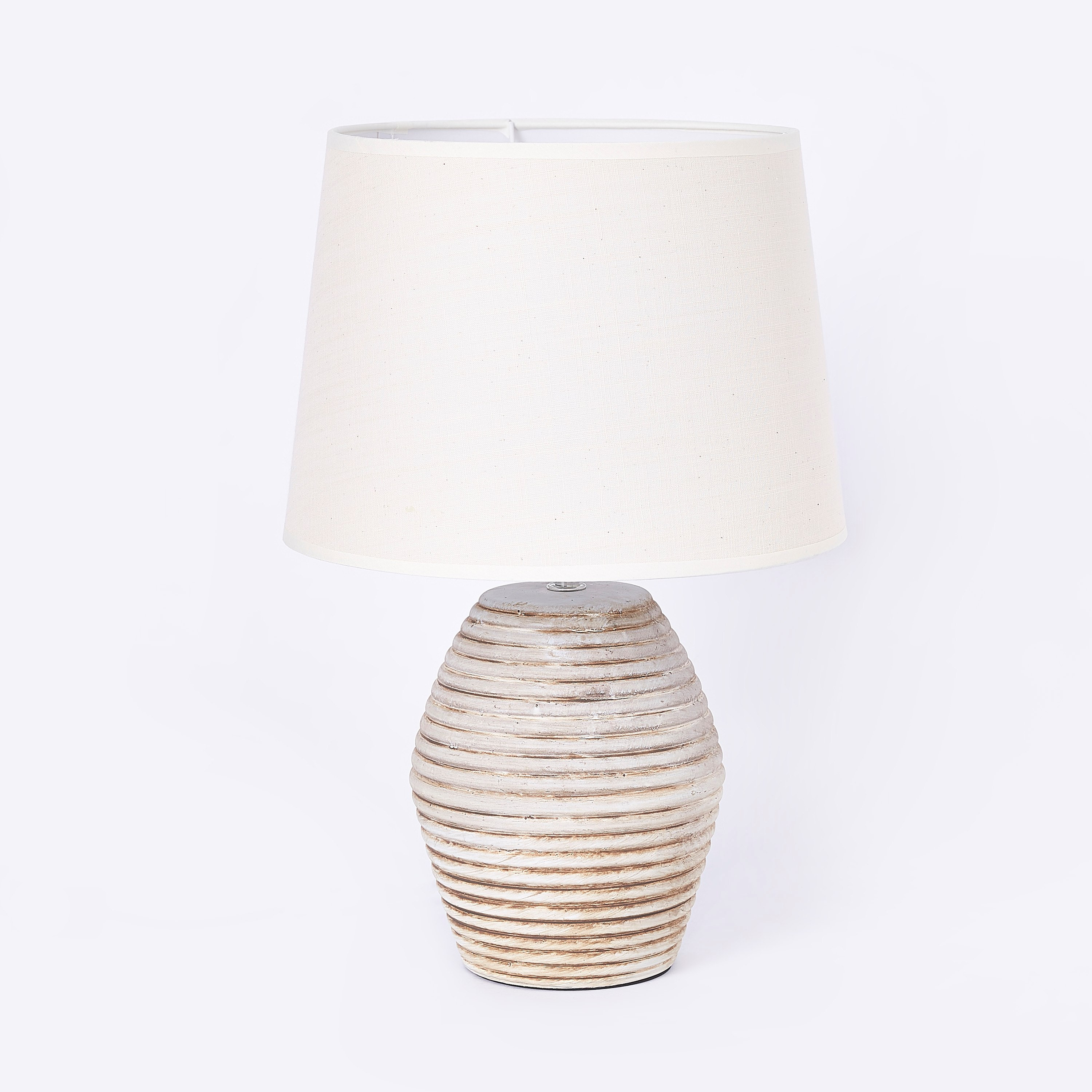 Skylar Ceramic Table Lamp with Circle Ring Base - 42 cm-hbxlivingroom-lighting-tablelamps-image-5