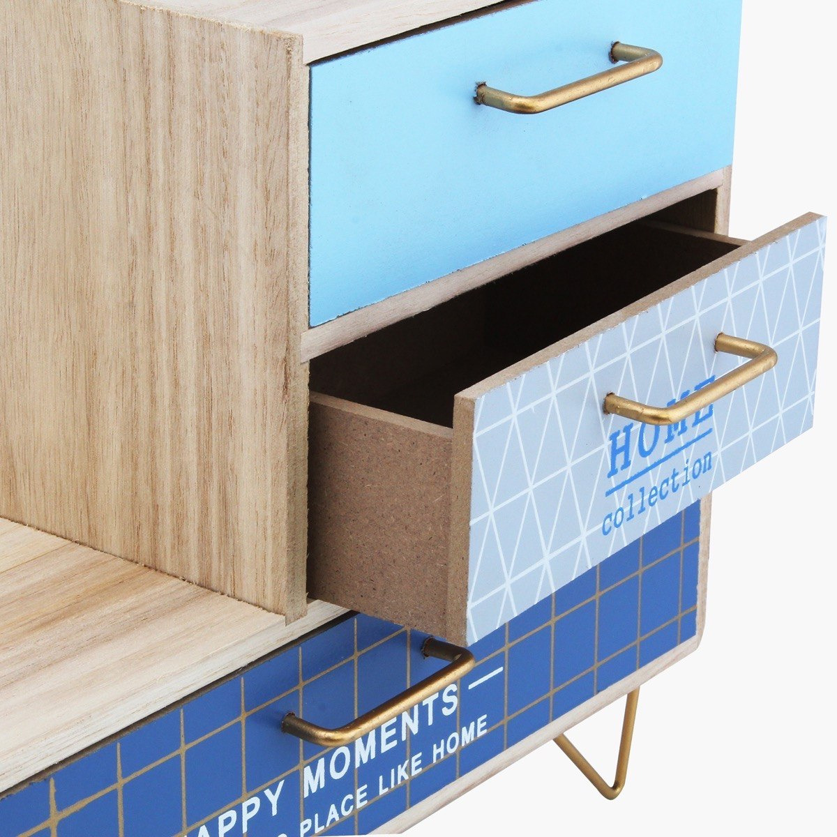 Amore 3-Drawer Wooden Cabinet - 30x10x24 cm-hbxdecorandfurnishings-homeaccessories-novelties-image-4