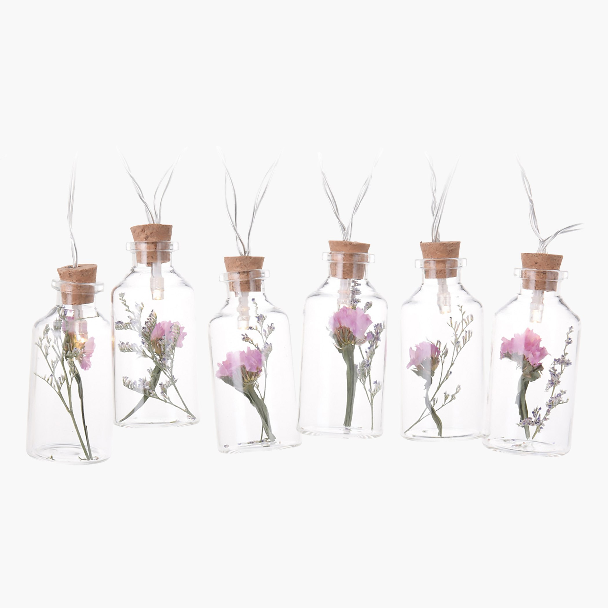 سلسلة من القوارير الزجاجية المزخرفة بـ 6 إل إي دي من أموري - 12 سم-hbxhomeware-lighting-decorativesandstringlights-image-2