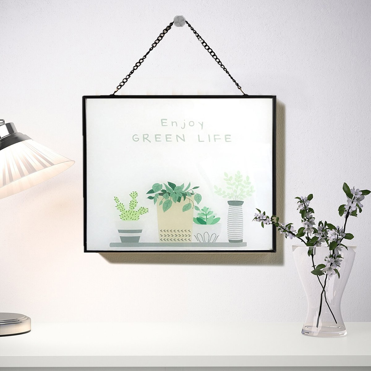 برواز زجاجي بطبعات شعار من آمور-hbxbedroom-decorandaccessories-photoframes-image-1