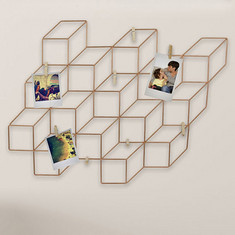 Amore Wire Montage Photo Frame with 8 Clips - 54x40 cms