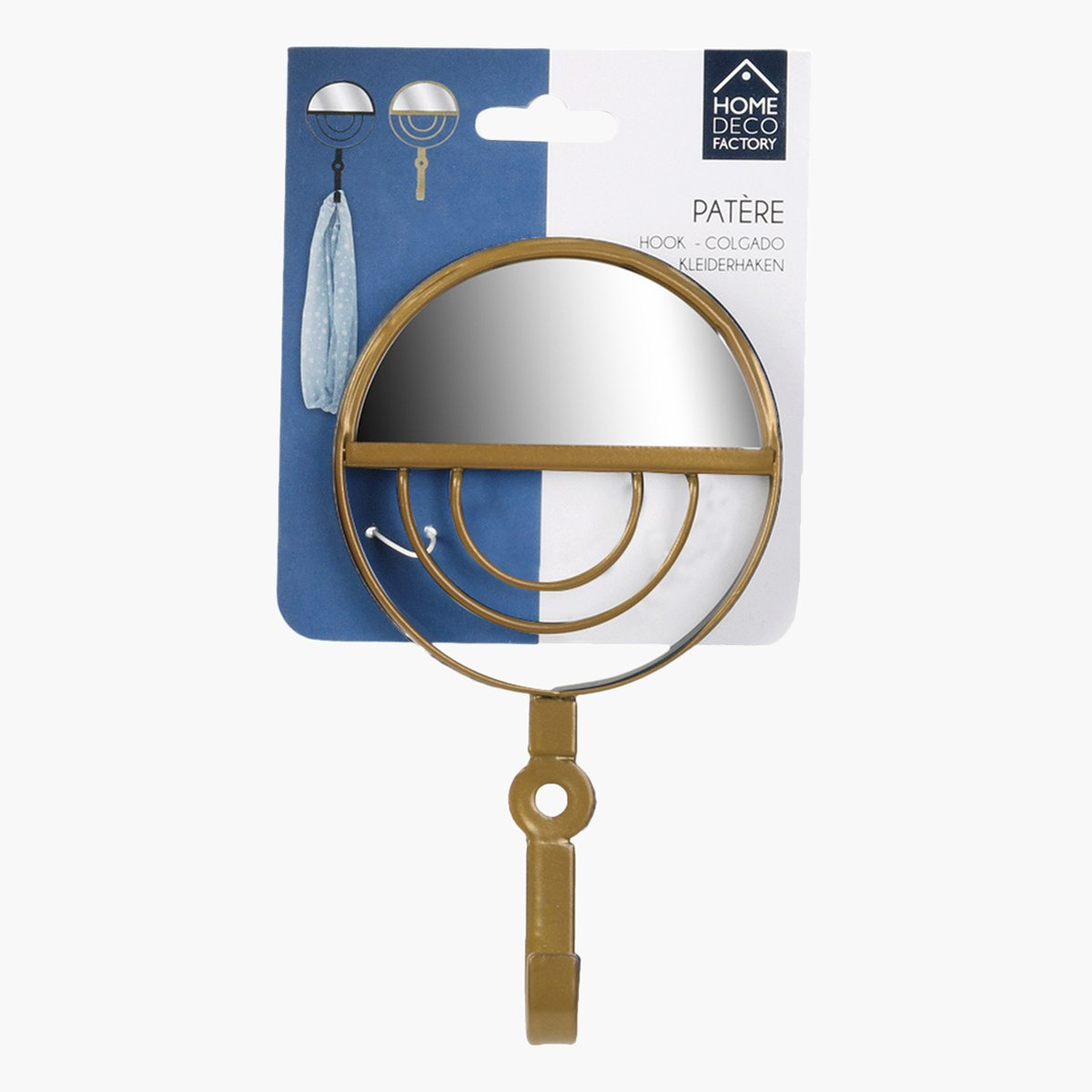 Amore Round Hook with Mirror-hbxdiningroom-decorandaccessories-hooks-image-2