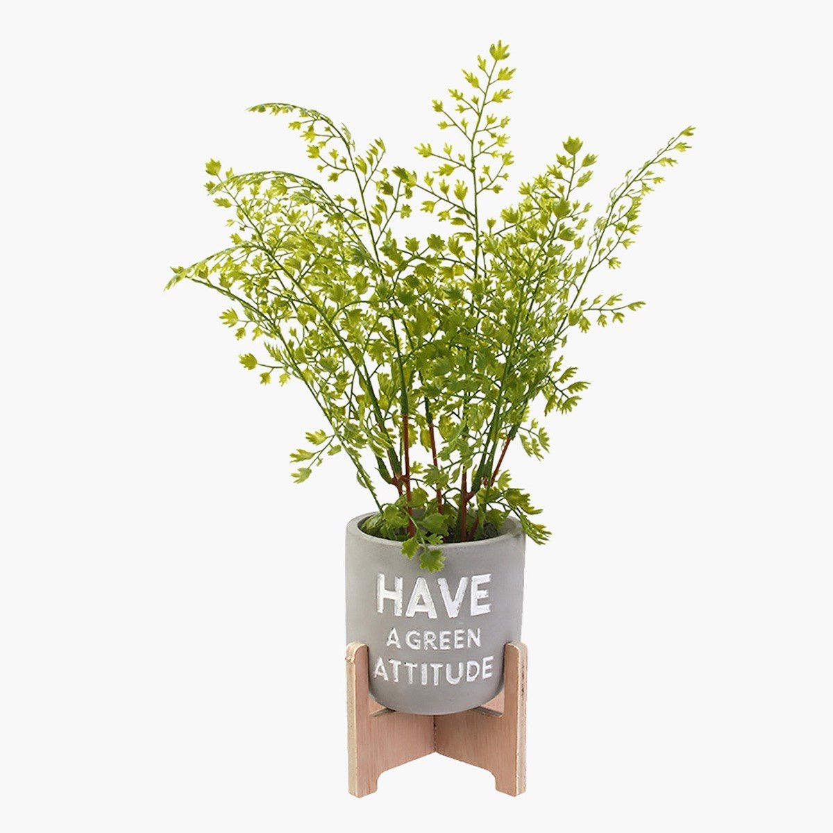 نبات صناعي في إصيص أسمنتي - 37 سم-hbxdecorandfurnishings-homeaccessories-artificialflowersandplants-image-1
