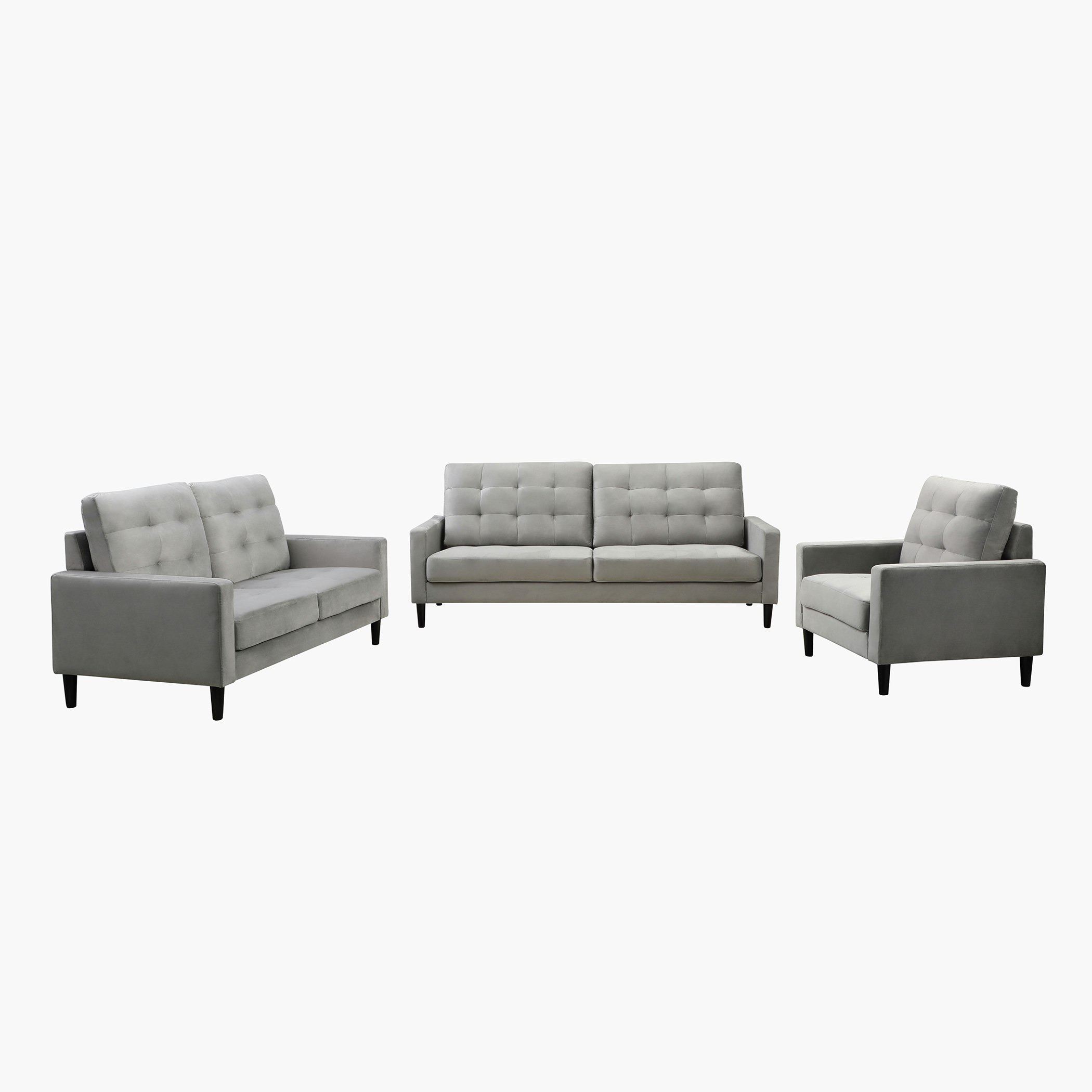 كنبة مخملية مقعد واحد من سبيرس-hbxlivingroom-sofasandarmchairs-sofas-image-4