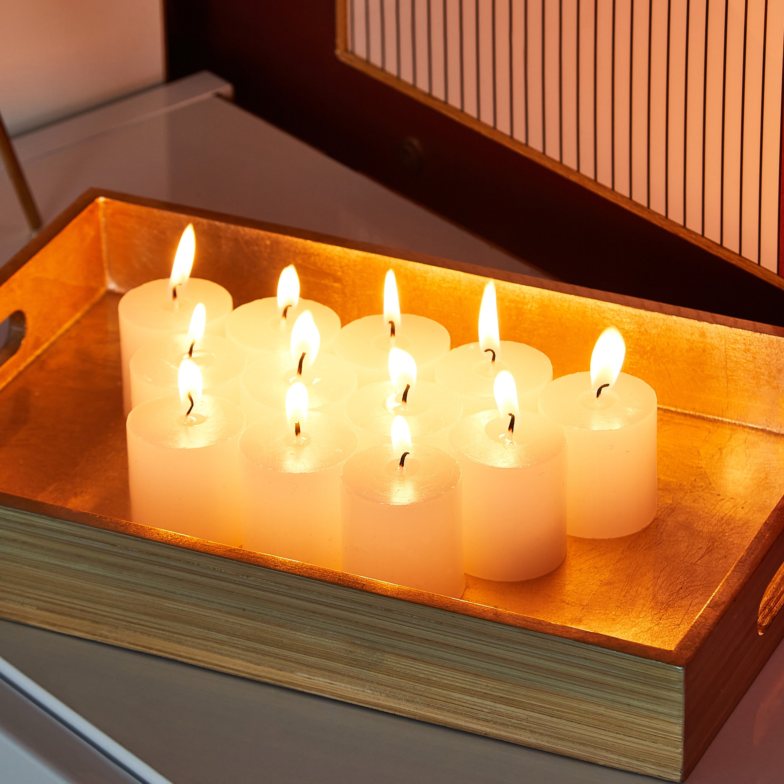 Luna 12-Piece Unscented Votive Candles Set - 4x4 cm-hbxhomeware-hbxdecorandfurnishings-image-2