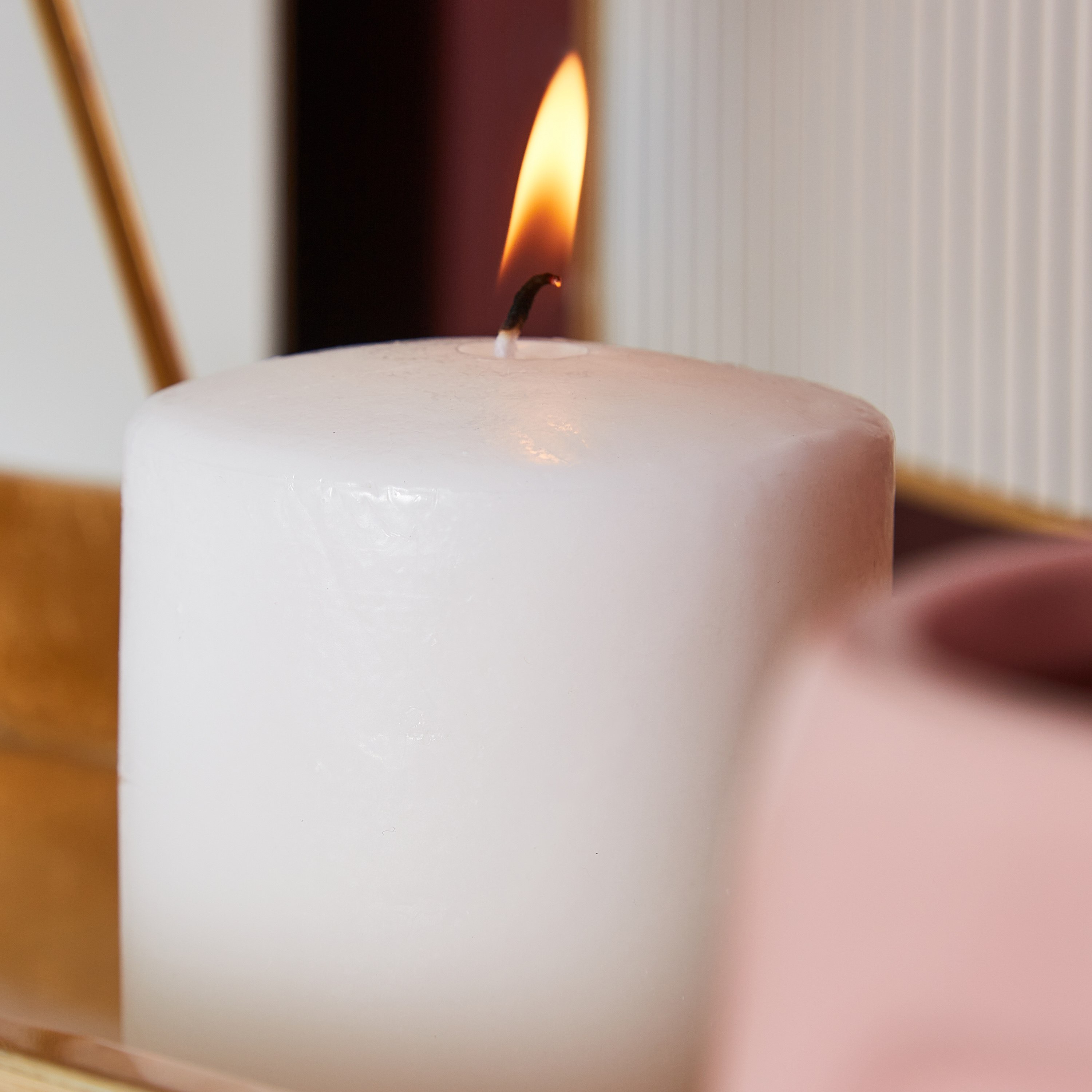 شمعة عمودية غير معطرة من لونا - 8x8 سم-PROMO_HB_AE_B1G1_250925-image-3