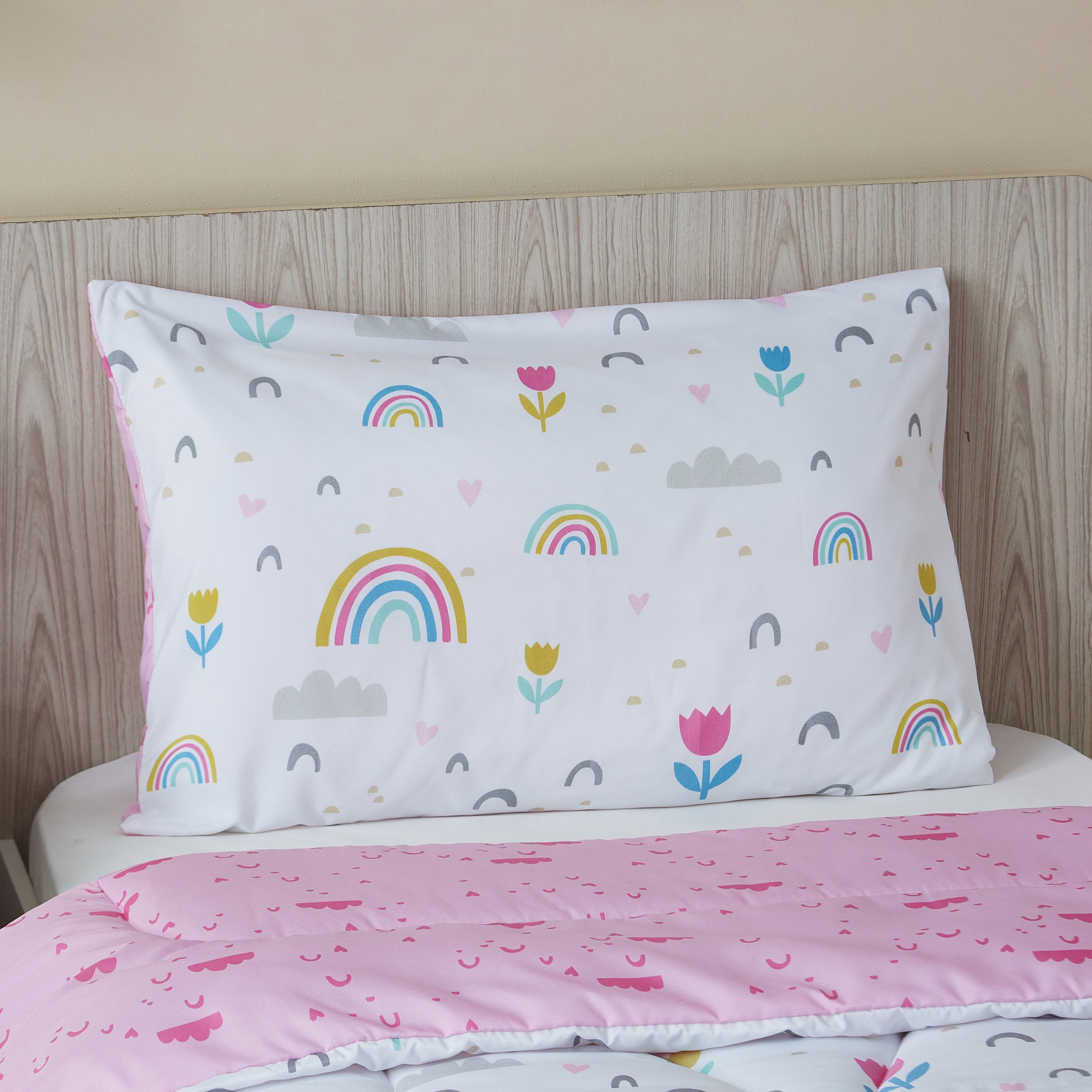 طقم لحاف بطبعات قوس قزح رقميّة قطعتين من موديش - 135x220 سم-hbxhomeware-hbxkidsandyouth-image-4