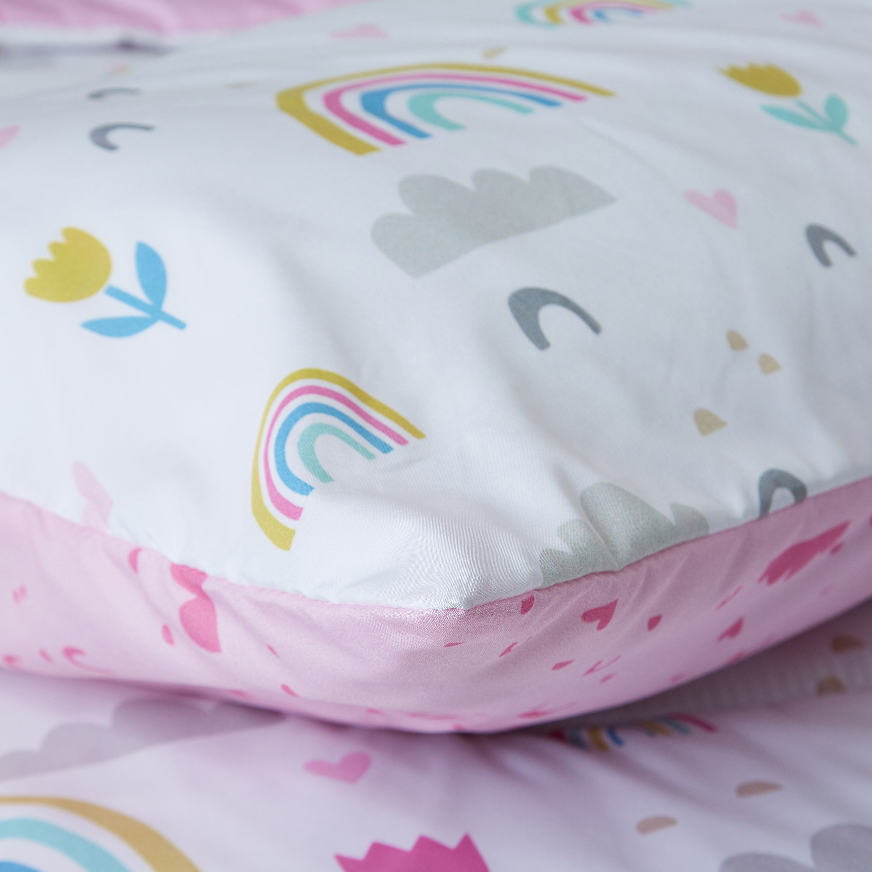 طقم لحاف بطبعات قوس قزح رقميّة قطعتين من موديش - 135x220 سم-hbxhomeware-hbxkidsandyouth-image-5