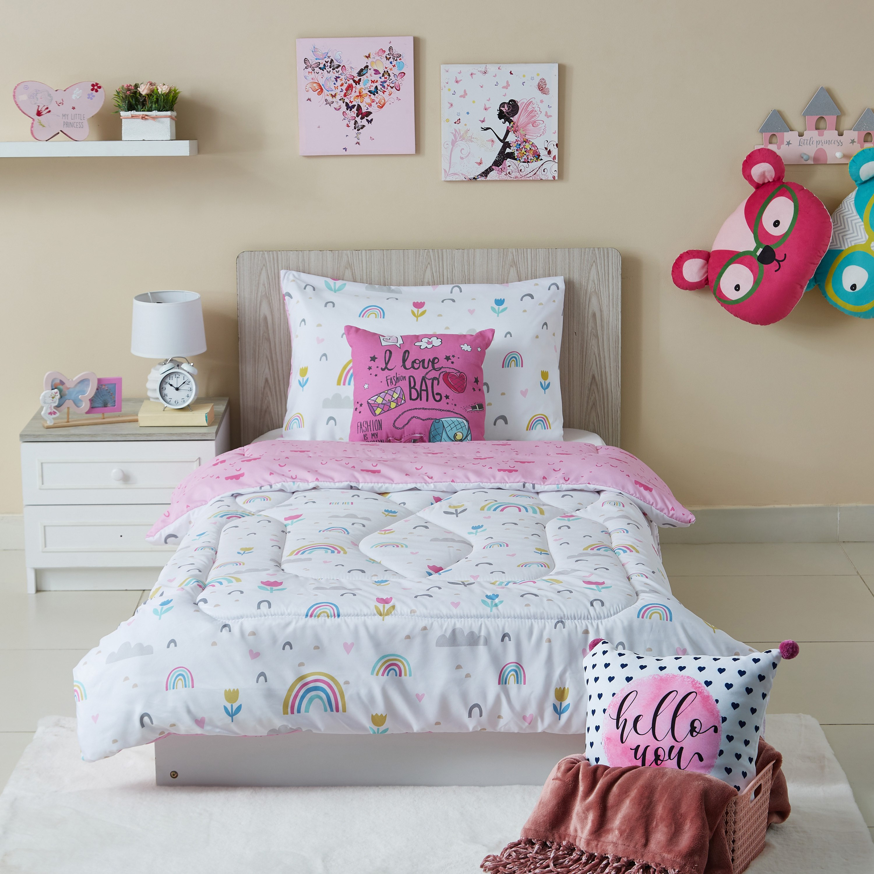 طقم لحاف بطبعات قوس قزح رقميّة قطعتين من موديش - 135x220 سم-hbxhomeware-hbxkidsandyouth-image-6