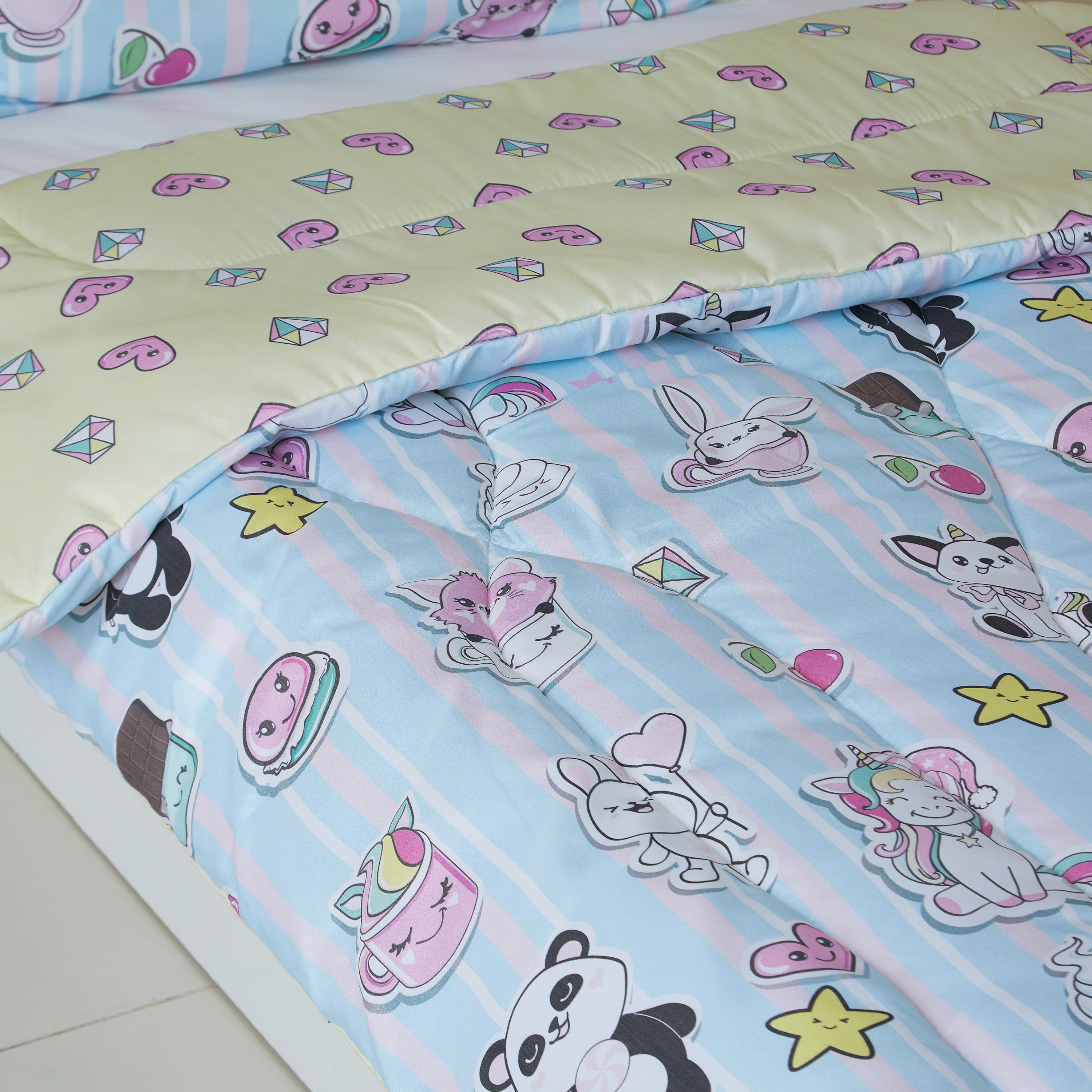 طقم لحاف بطبعات باندا رقميّة قطعتين من موديش - 135x220 سم-hbxhomeware-hbxkidsandyouth-image-3