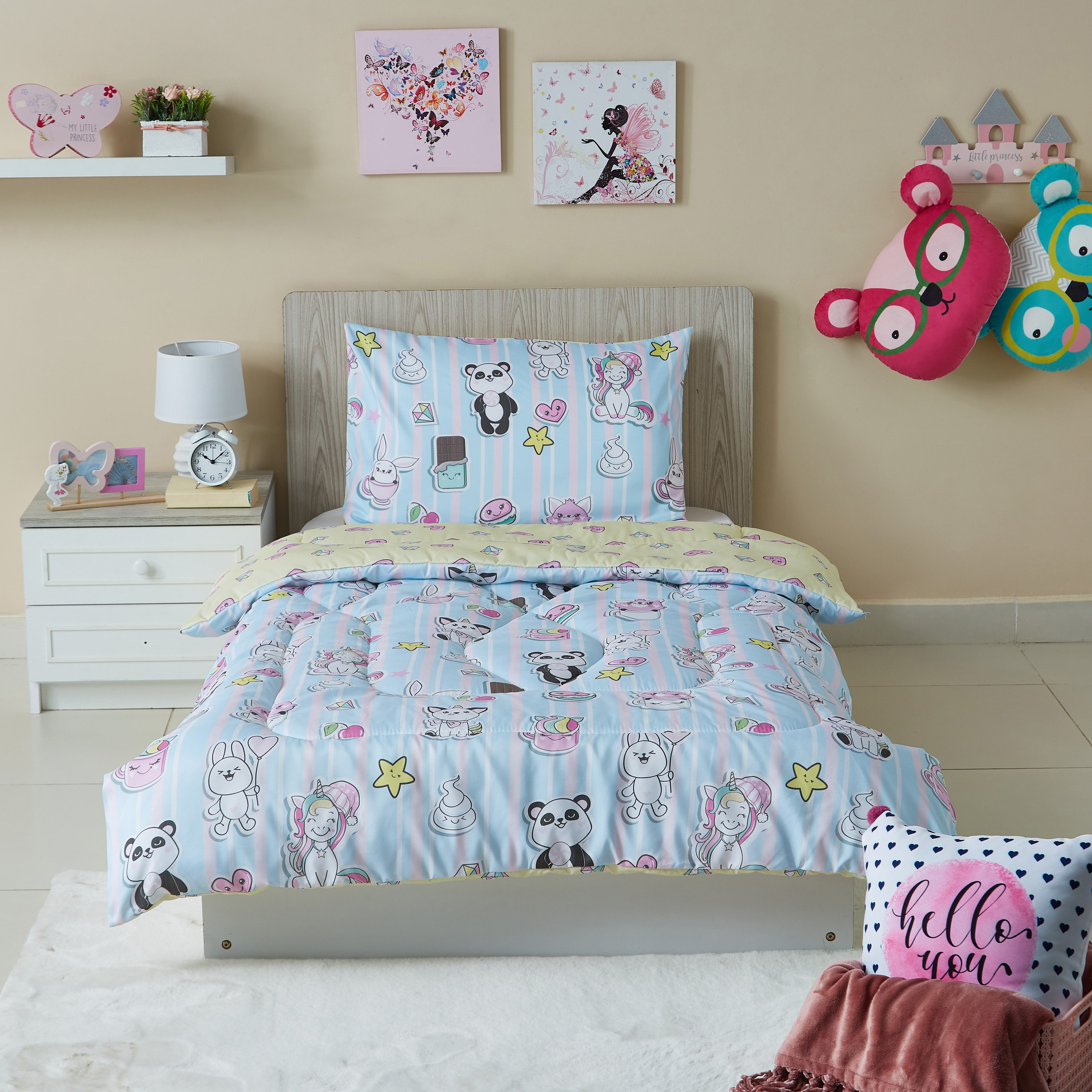طقم لحاف بطبعات باندا رقميّة قطعتين من موديش - 135x220 سم-hbxhomeware-hbxkidsandyouth-image-6