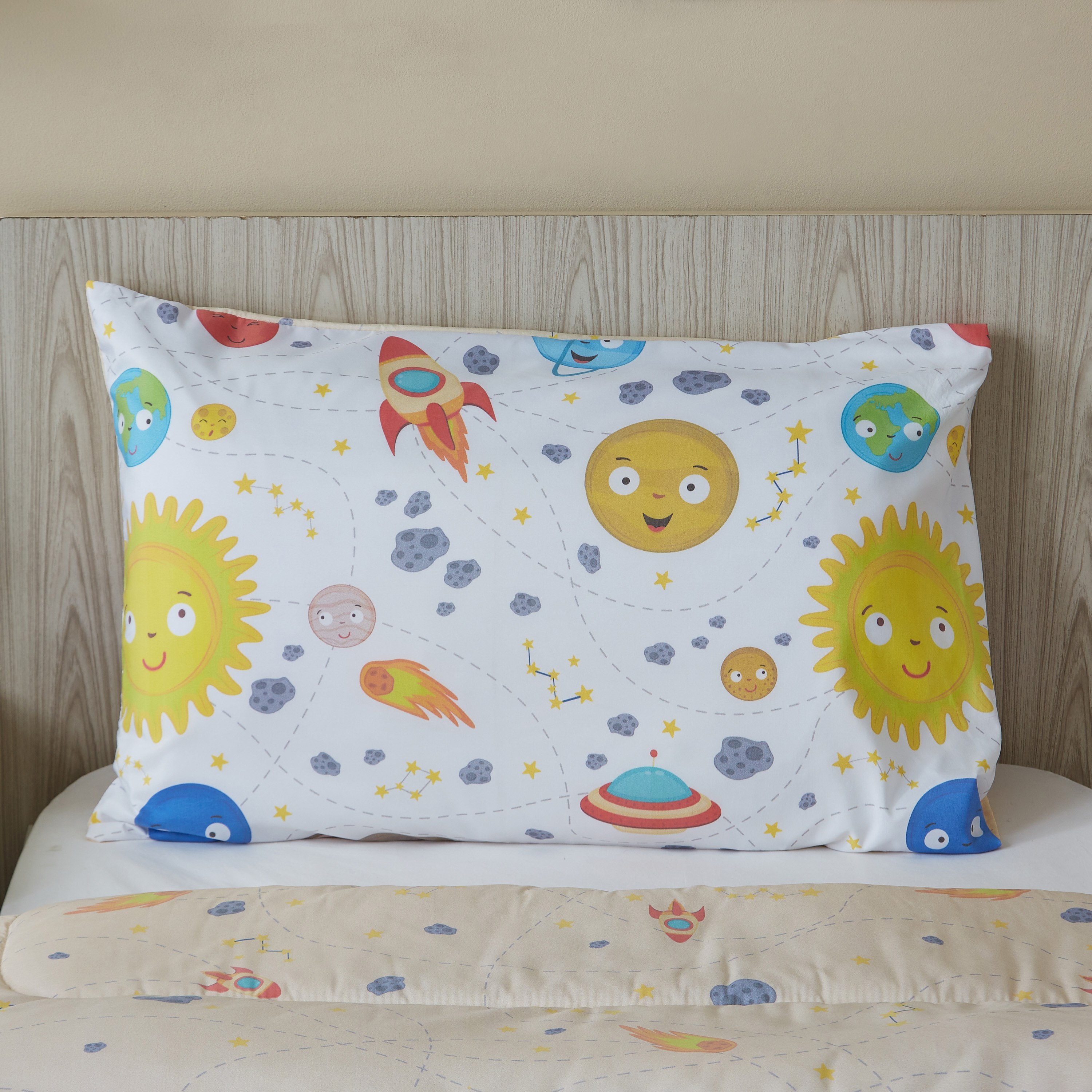 طقم لحاف بطبعات نظام شمسي رقميّة قطعتين من موديش - 135x220 سم-hbxhomeware-hbxkidsandyouth-image-4