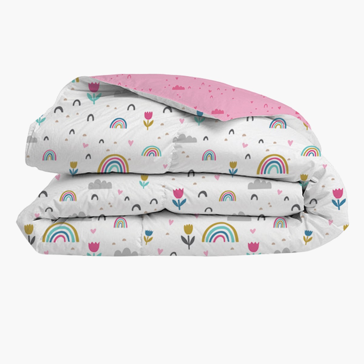 طقم لحاف بطبعات قوس قزح رقميّة قطعتين من موديش - 135x220 سم-hbxhomeware-hbxkidsandyouth-image-5