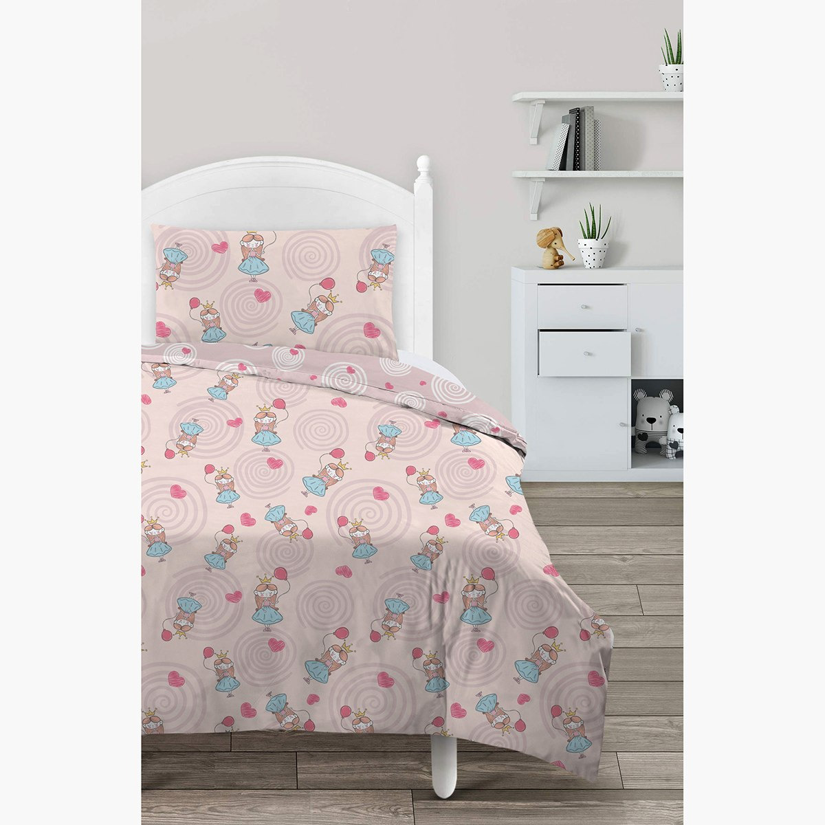 طقم لحاف بتصميم أميرة قطعتين من موديش - 140x240 سم-hbxhomeware-hbxkidsandyouth-image-2